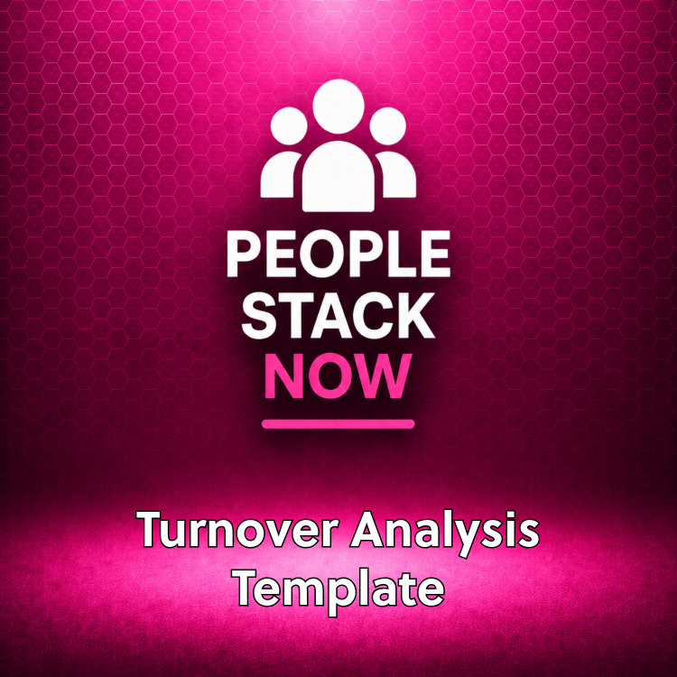 Turnover Analysis Dashboard — Excel | Exit Data | People Stack Now