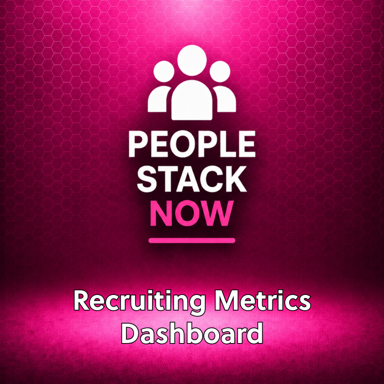 Recruiting Metrics Dashboard — Excel | Hiring Analytics | People Stack Now