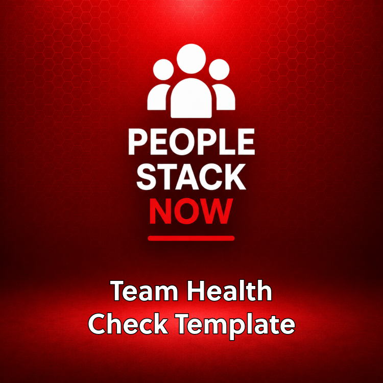 Team Health Check Template | Quarterly Team Diagnostic | People Stack Now