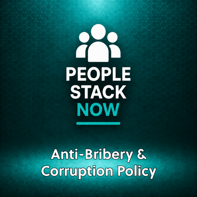 Anti-Bribery Policy Template — UK Bribery Act Compliant | People Stack Now