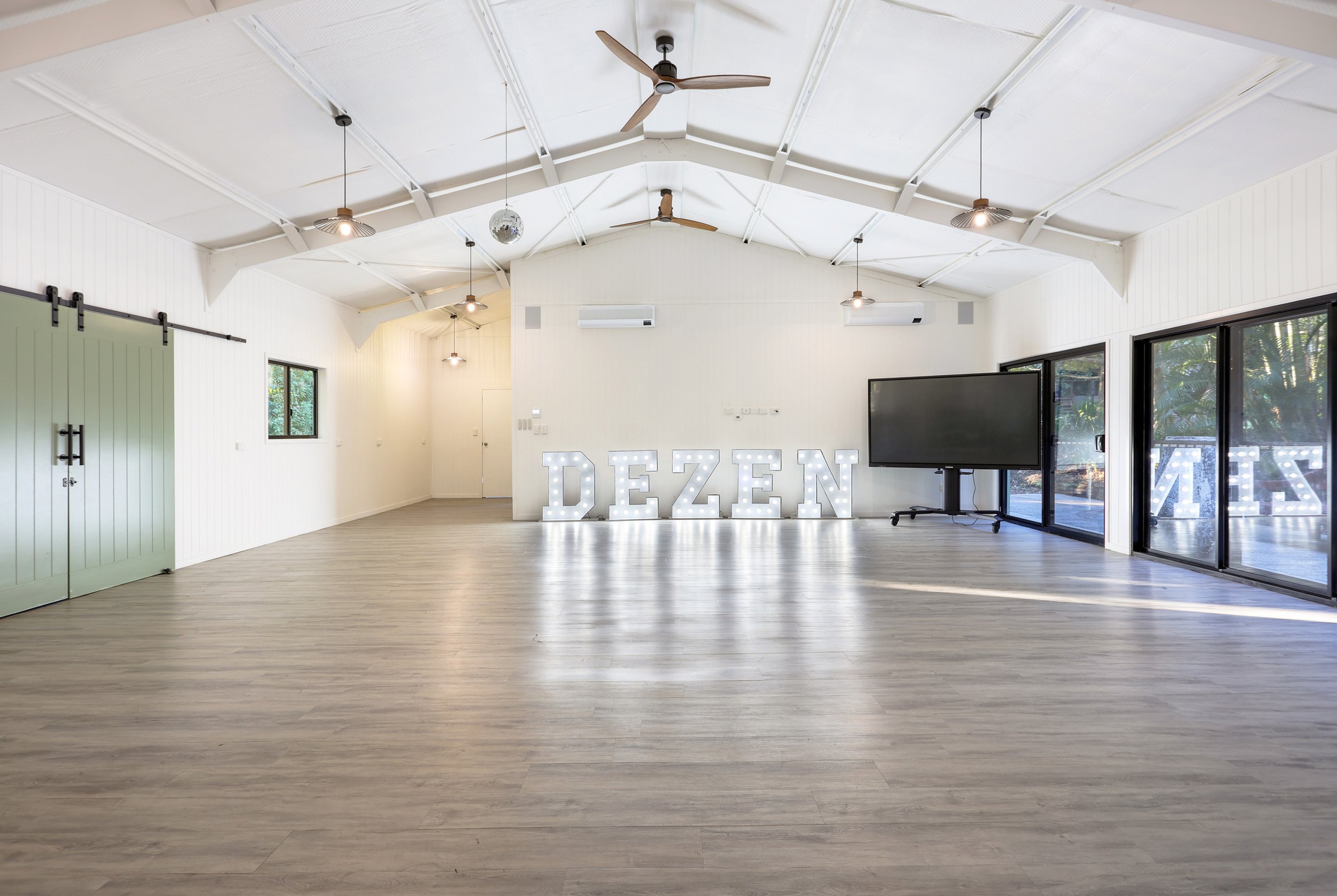 Our Studio is perfect for dance, yoga, meeting, getting together etc