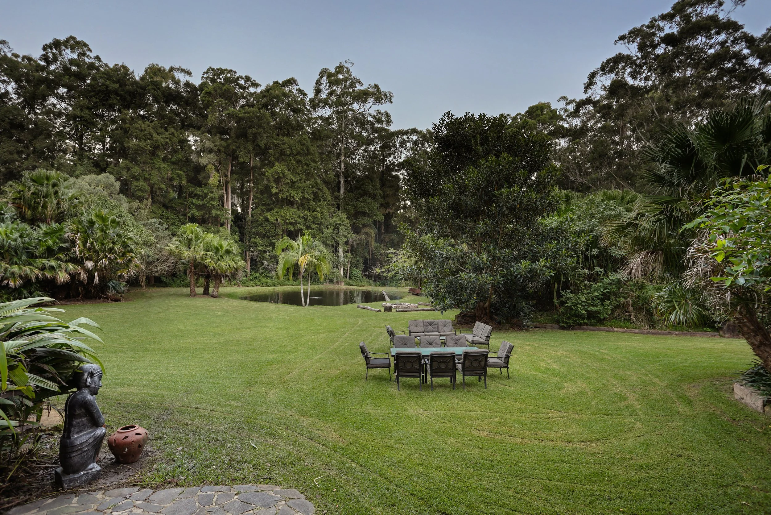 View from BBQ area 