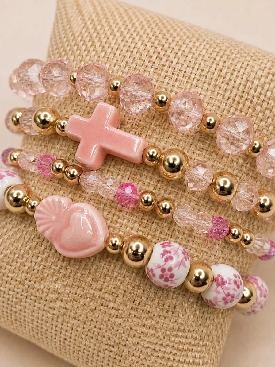 Faith in Bloom Ceramic Bead Stack Pink.jpeg