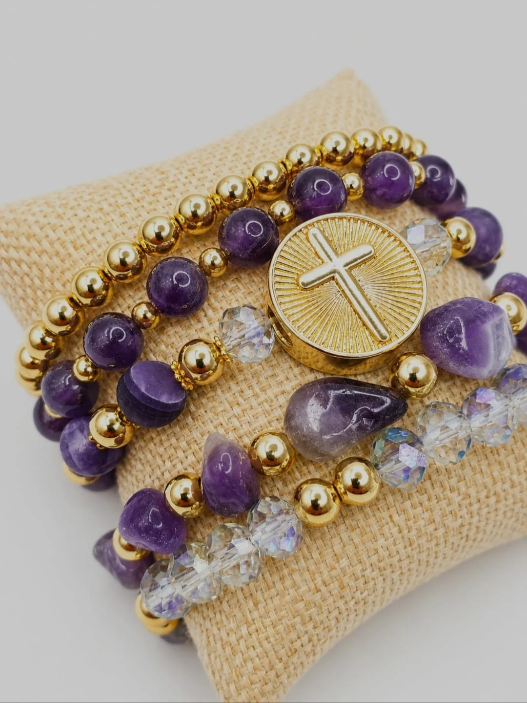 Faith and Majesty Amethyst Stack