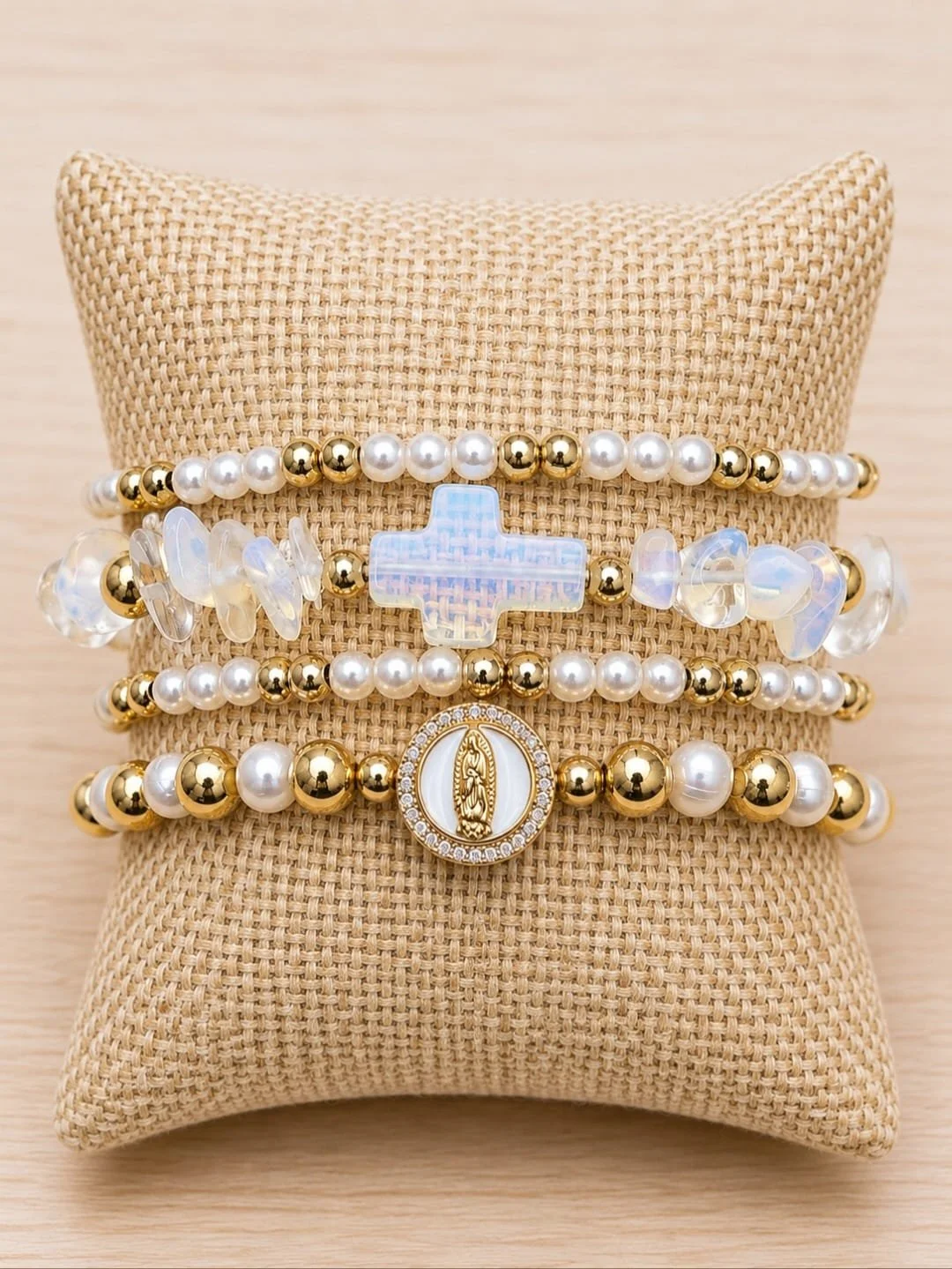 Queen of Heaven Moonstone Stack