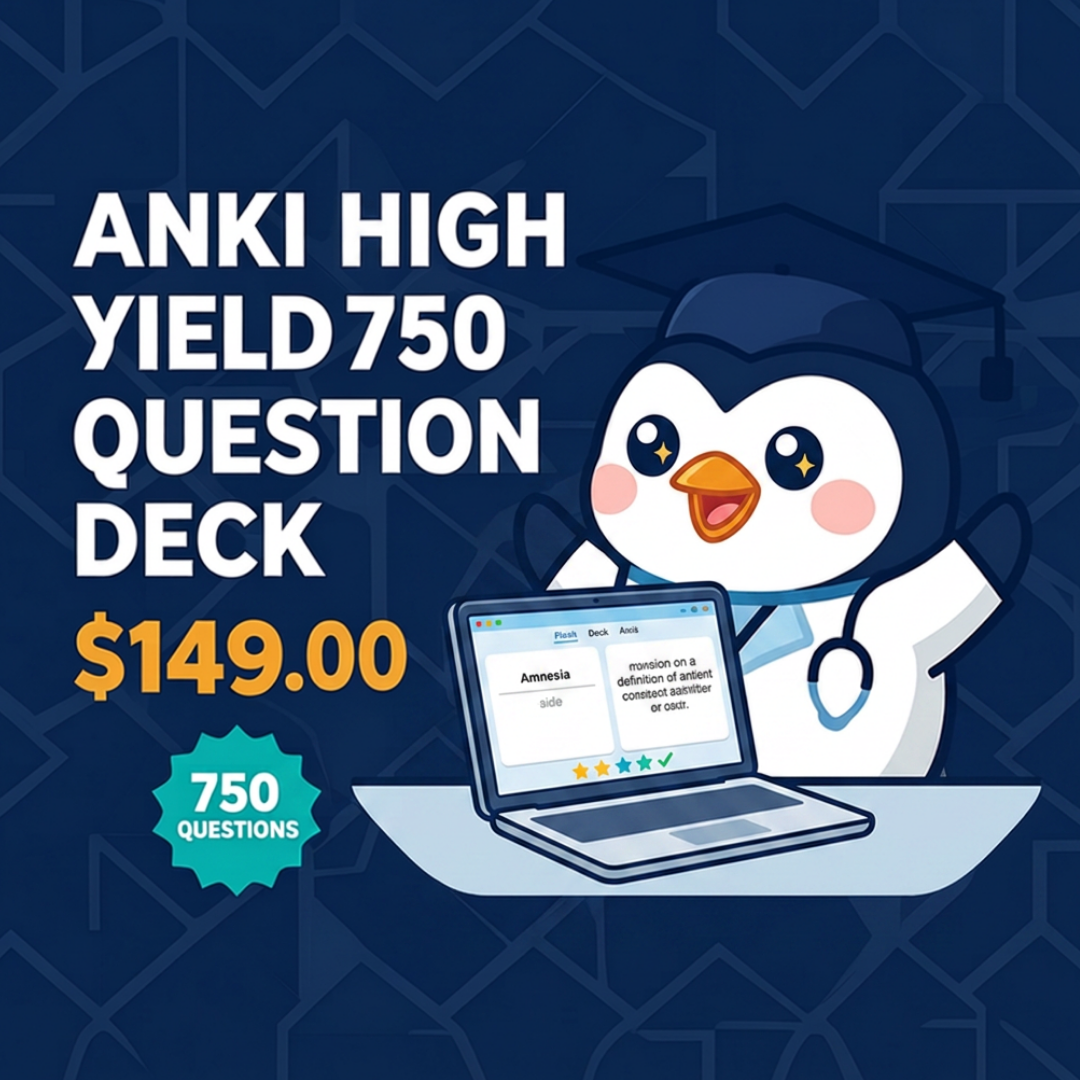 Anki High Yield 750 Question Deck