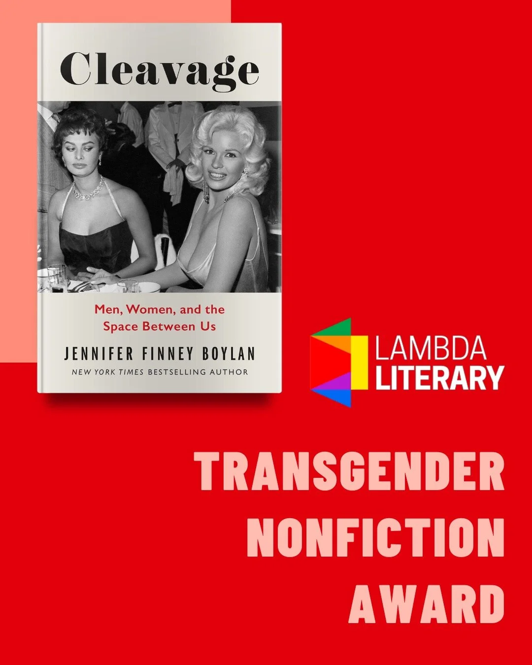 Thanks to Lambda Literary, and to all my readers, for their support of my work. EVERYBODY LOVES MY CLEAVAGE