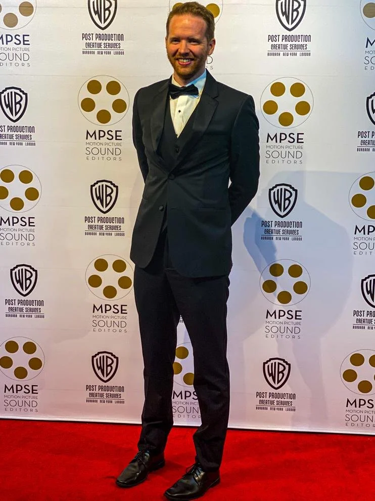 Brian Johnson at Golden Reel Awards Red Carpet
