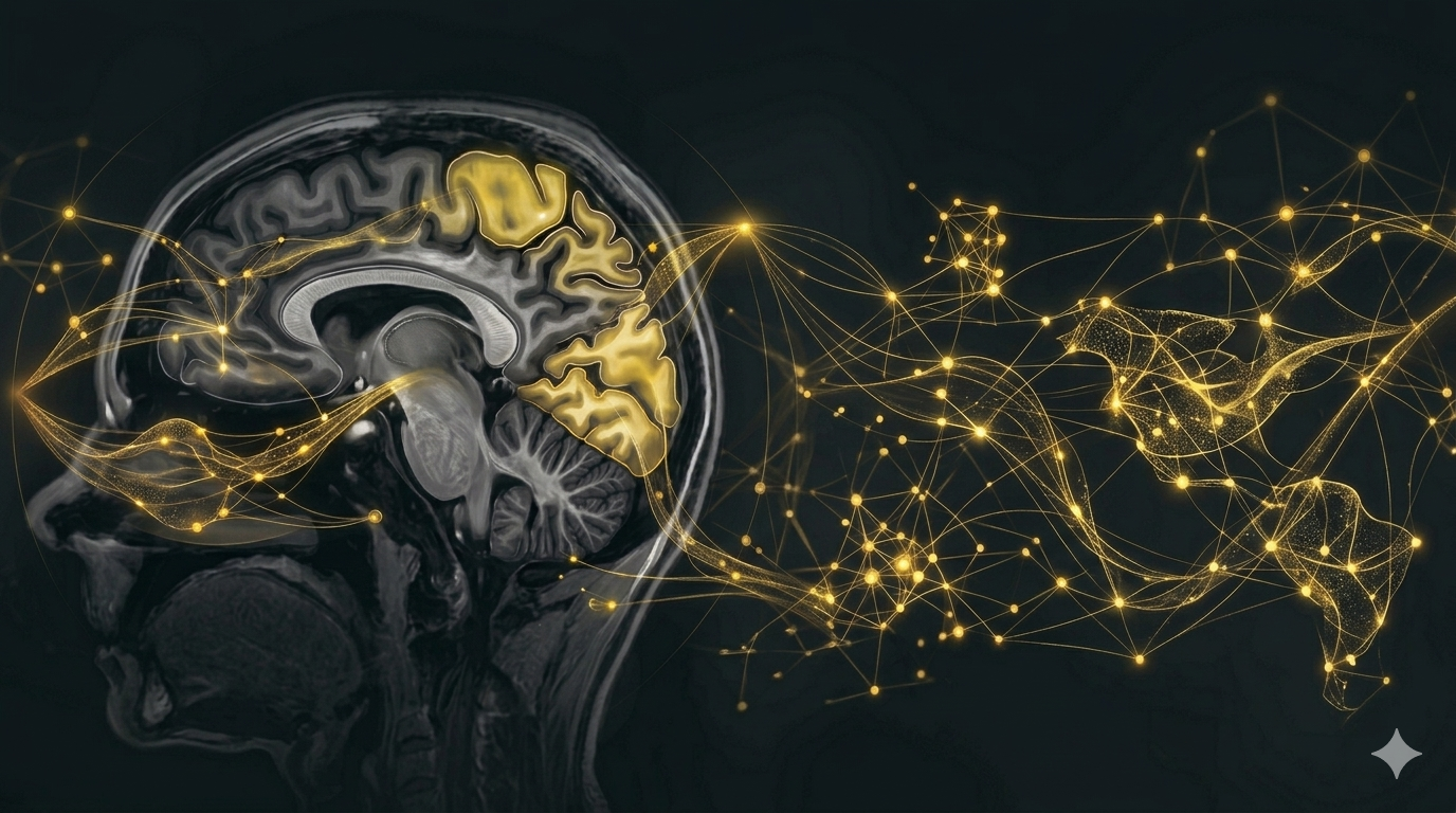 MRI image of a brain