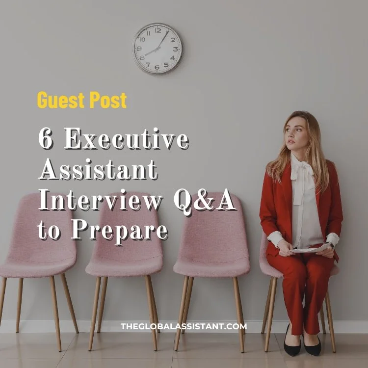 Top 6 Interview Questions &amp; Answers for EAs