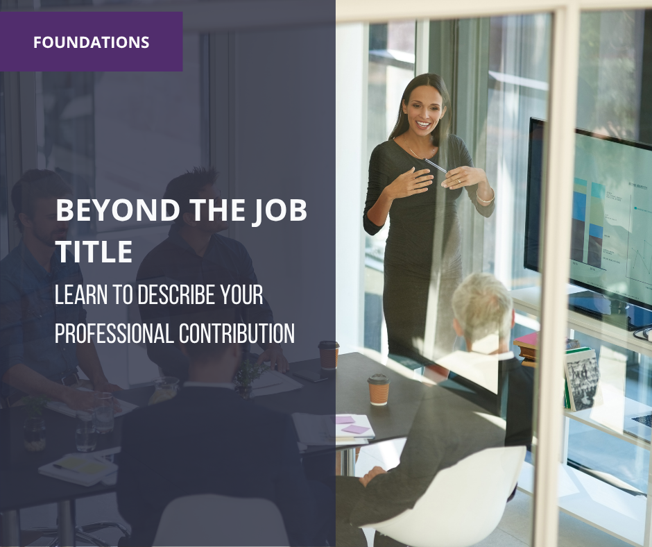 An executive support professional in a group presentation in the workplace.