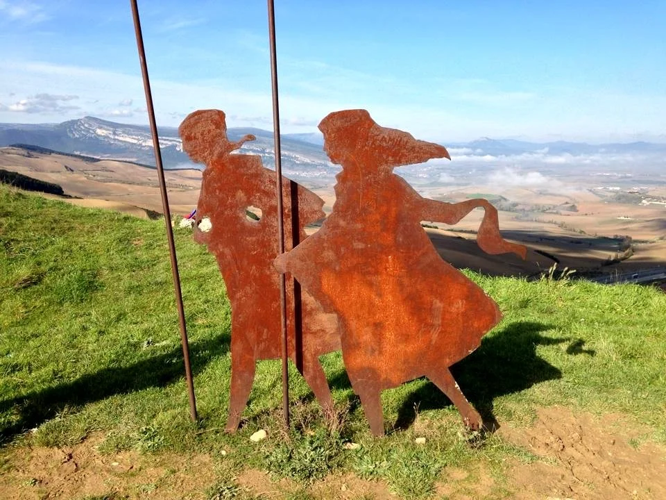 Alt de Perdon on El Camino de Santiago