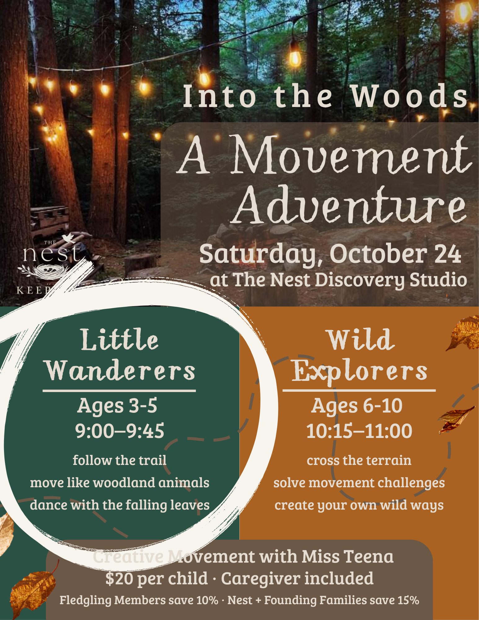 Ages 3-5 • Creative Movement Adventure for Little Wanderers {Keepers of Craft}