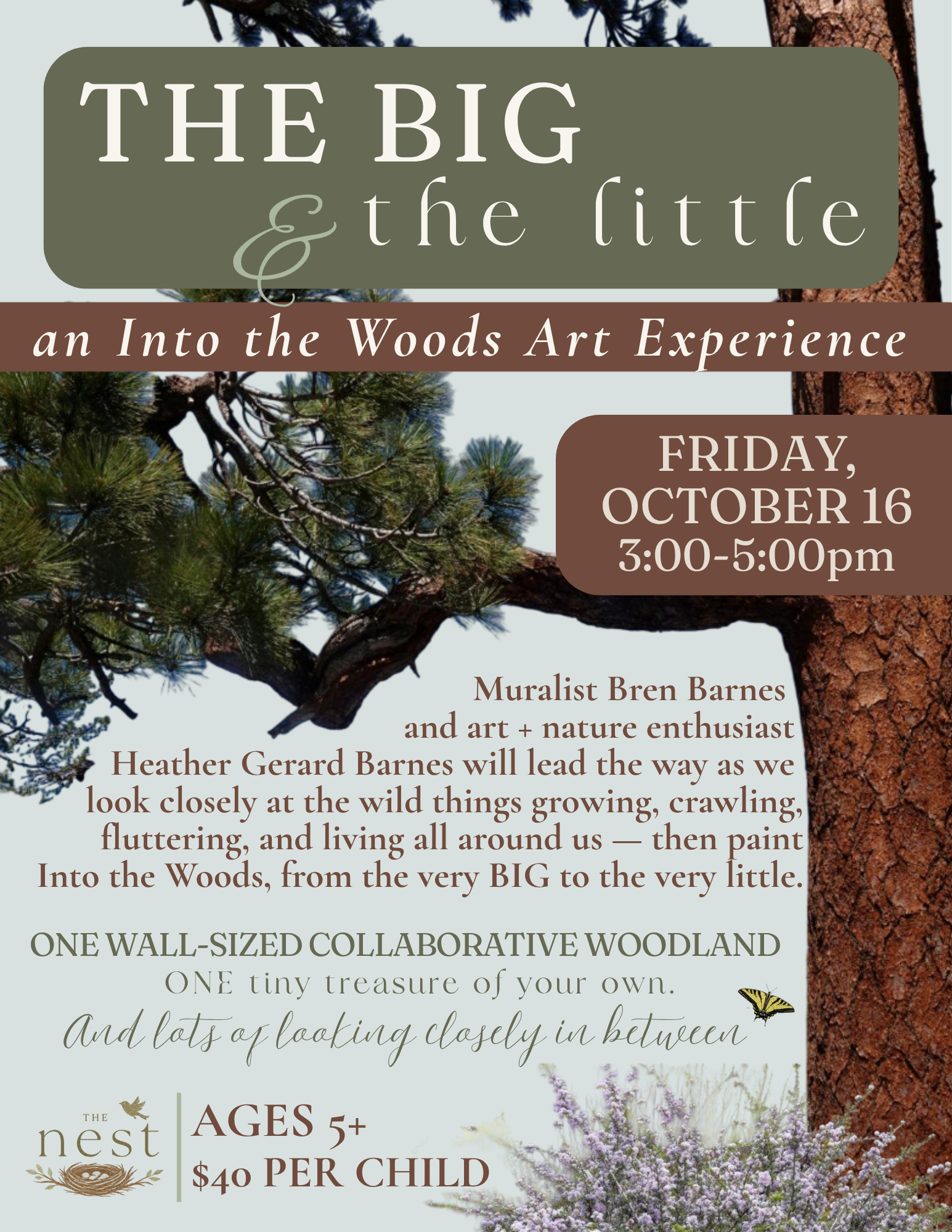 The Big &amp; The Little — An Into the Woods Art Experience