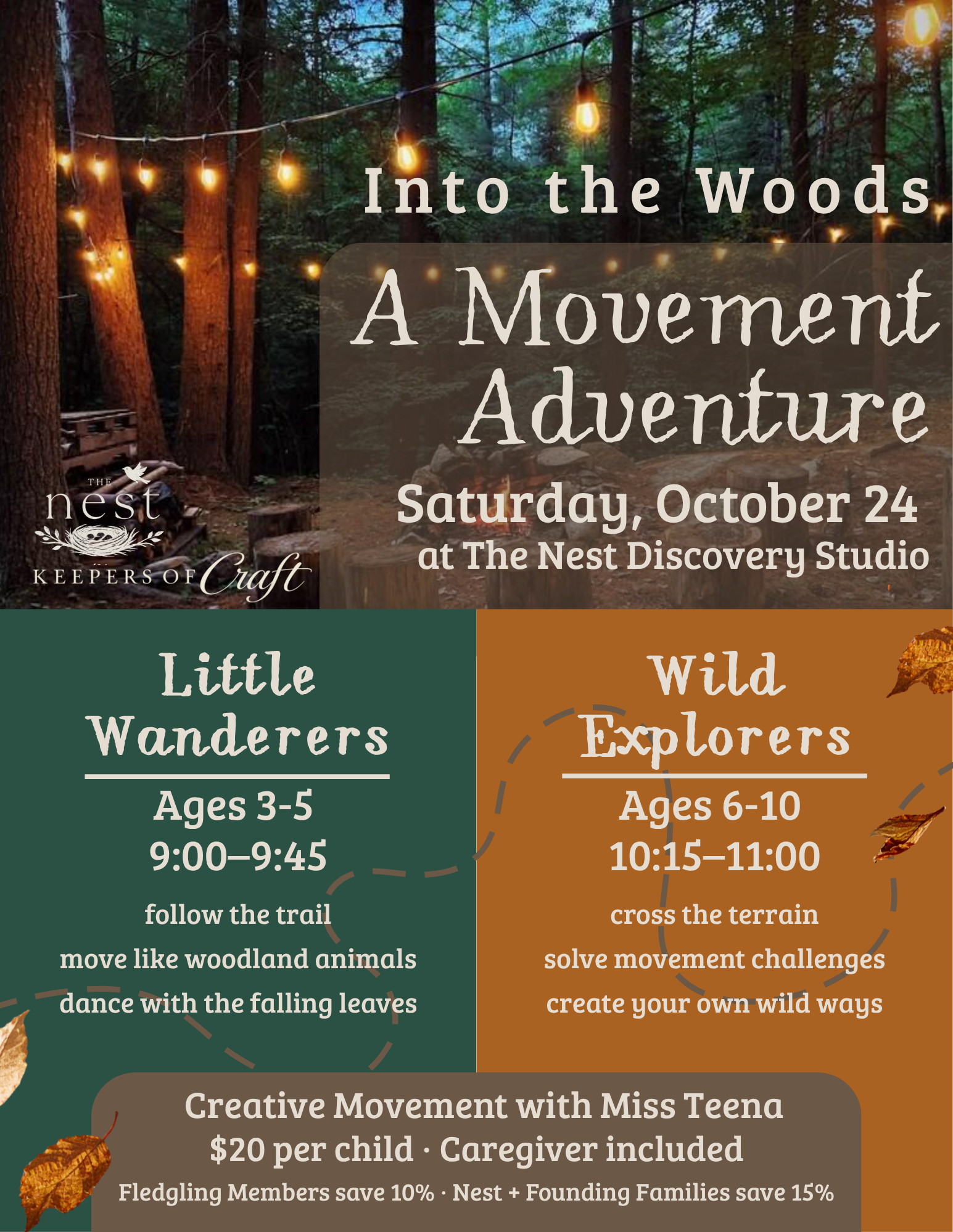 Into the Woods Creative Movement Adventure
