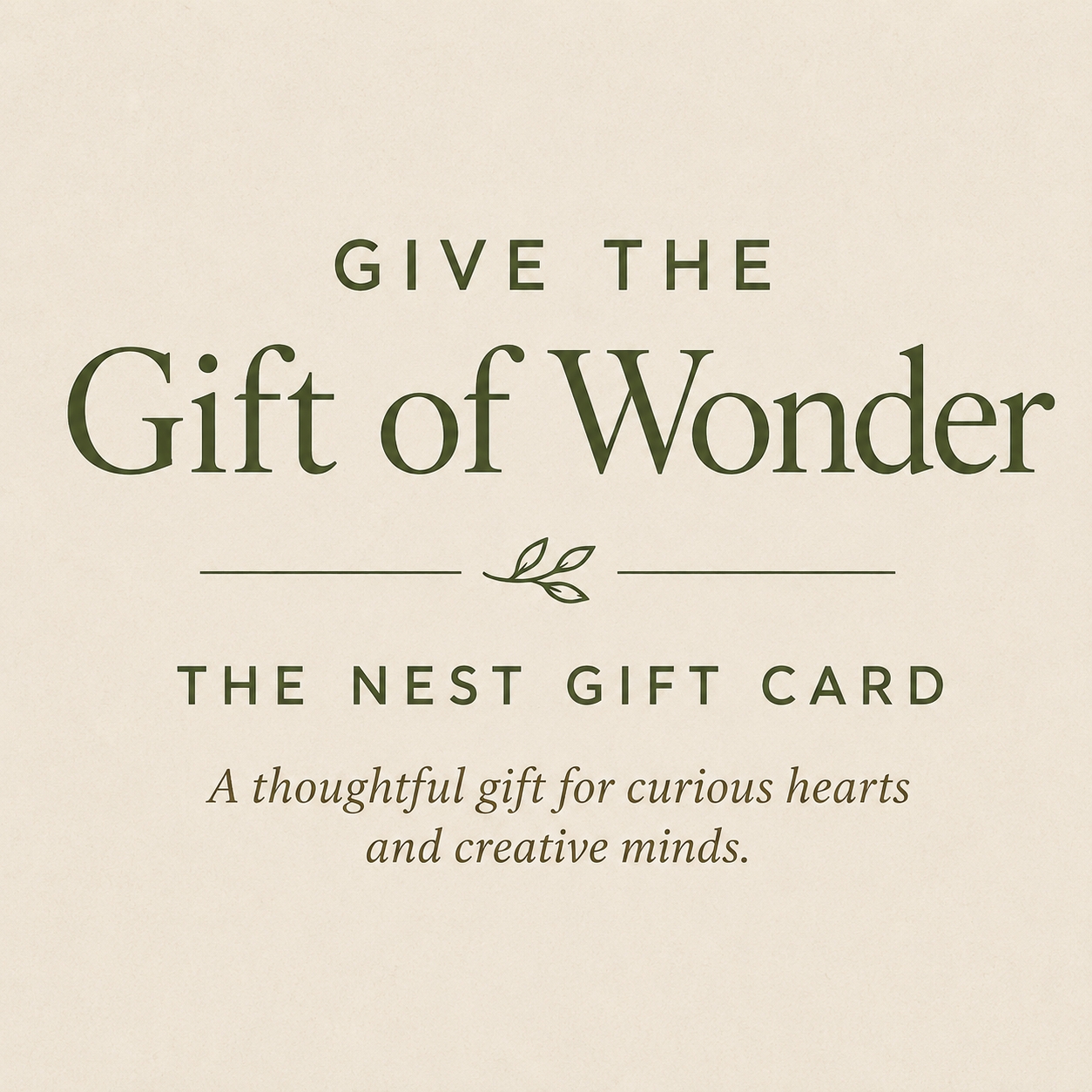 The Nest Gift Card