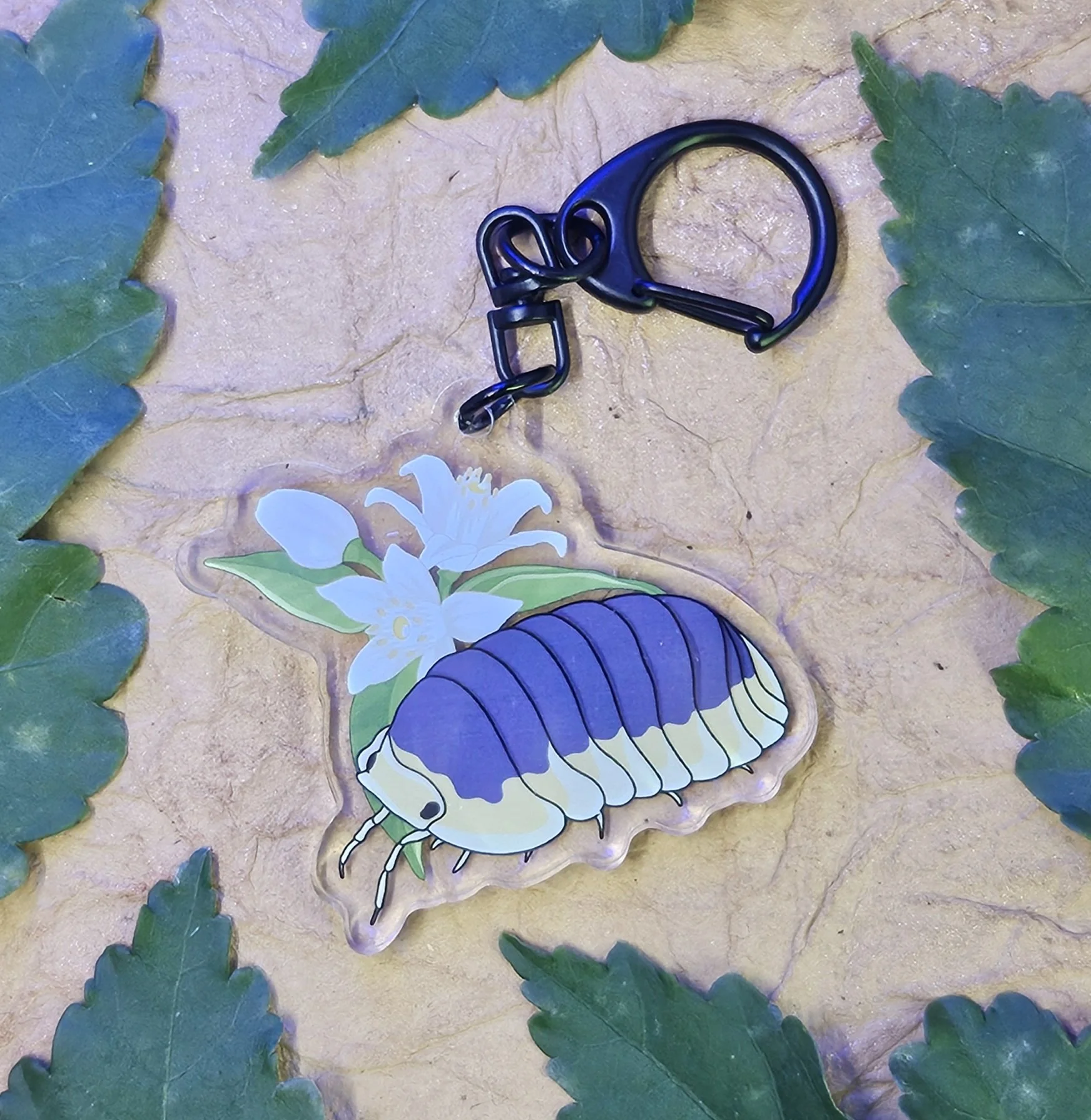 Keychain - Lemon Blue