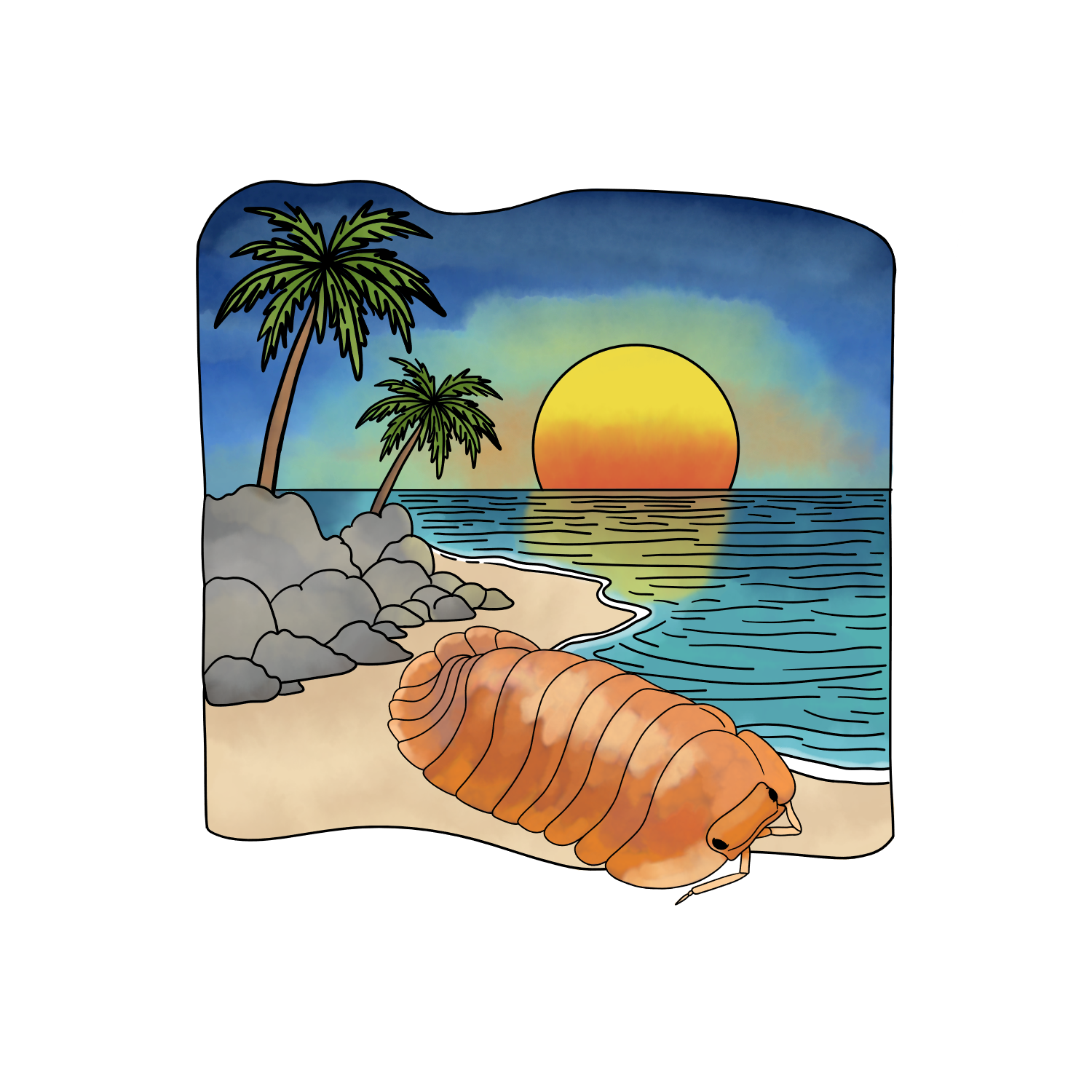 Sticker - Sunset