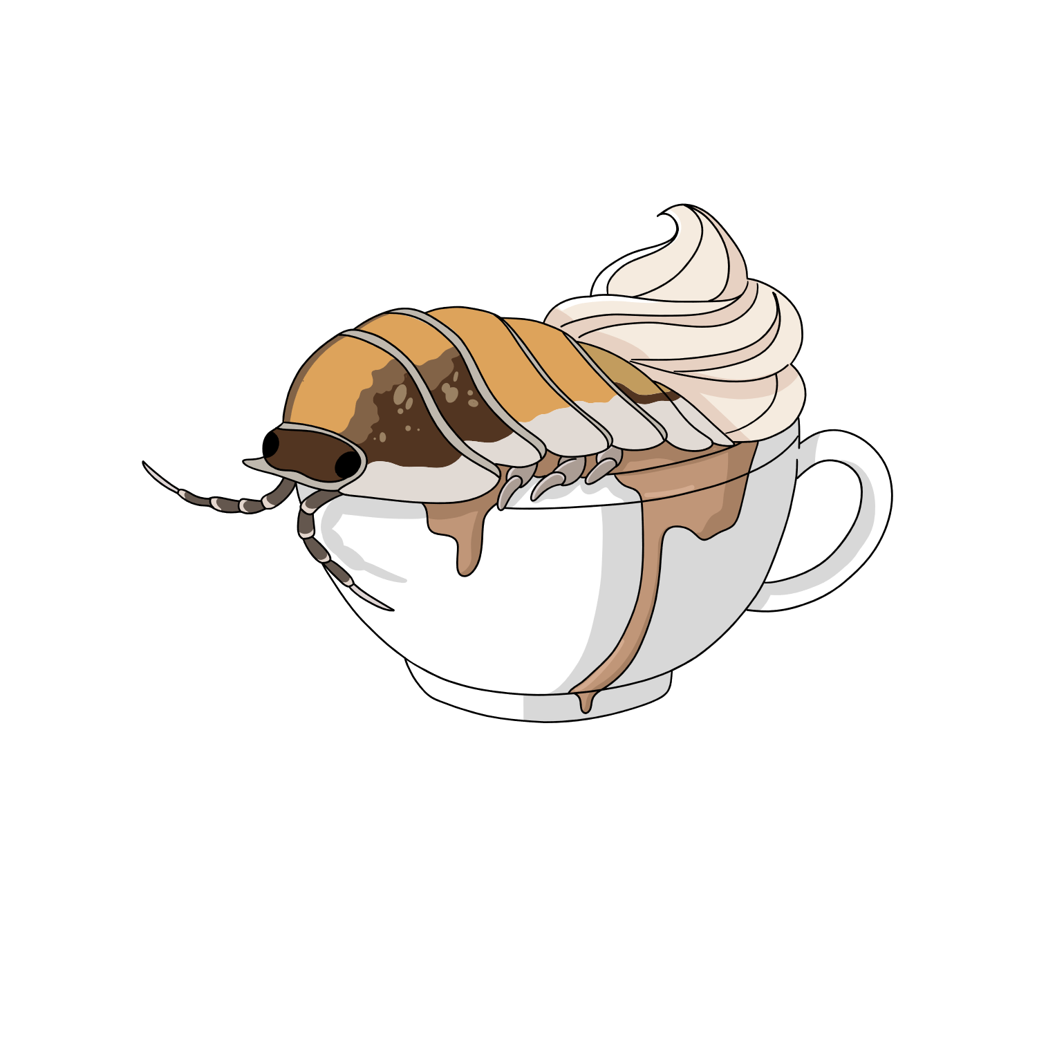 Sticker - Cappuccino