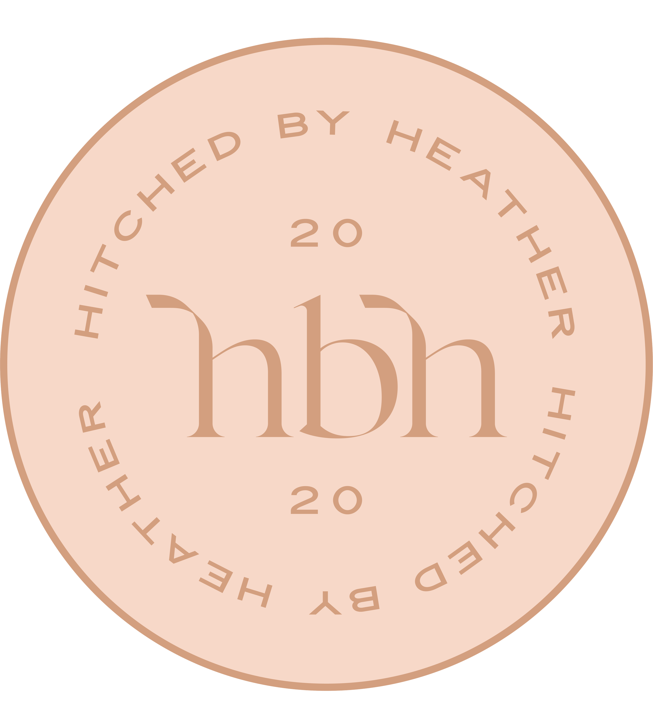 Hitched by Heather logo for destination wedding celebrant