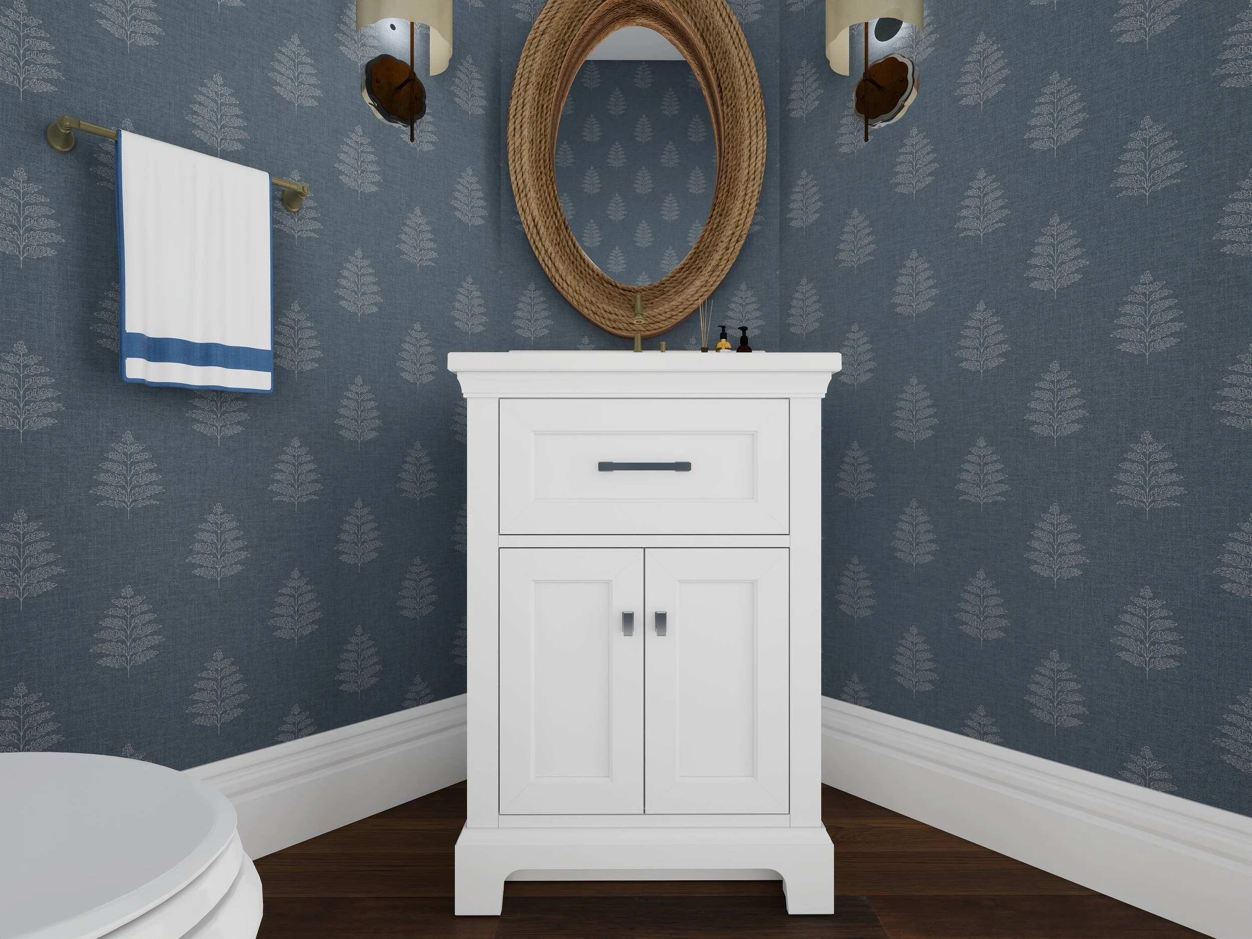 Powder Room Renders - Dobson Interiors