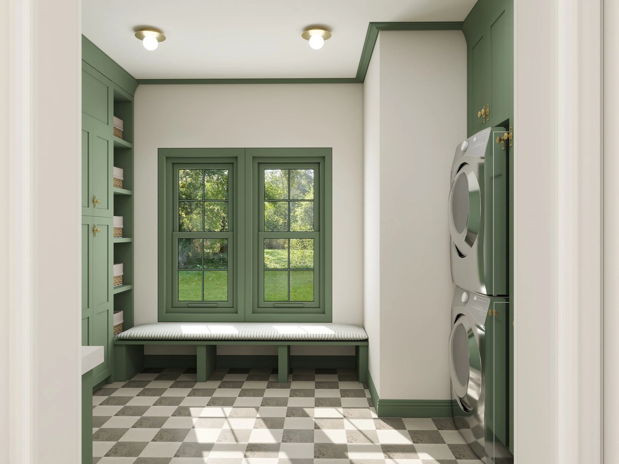 Laundry/Mudroom Renders - Dobson Interiors