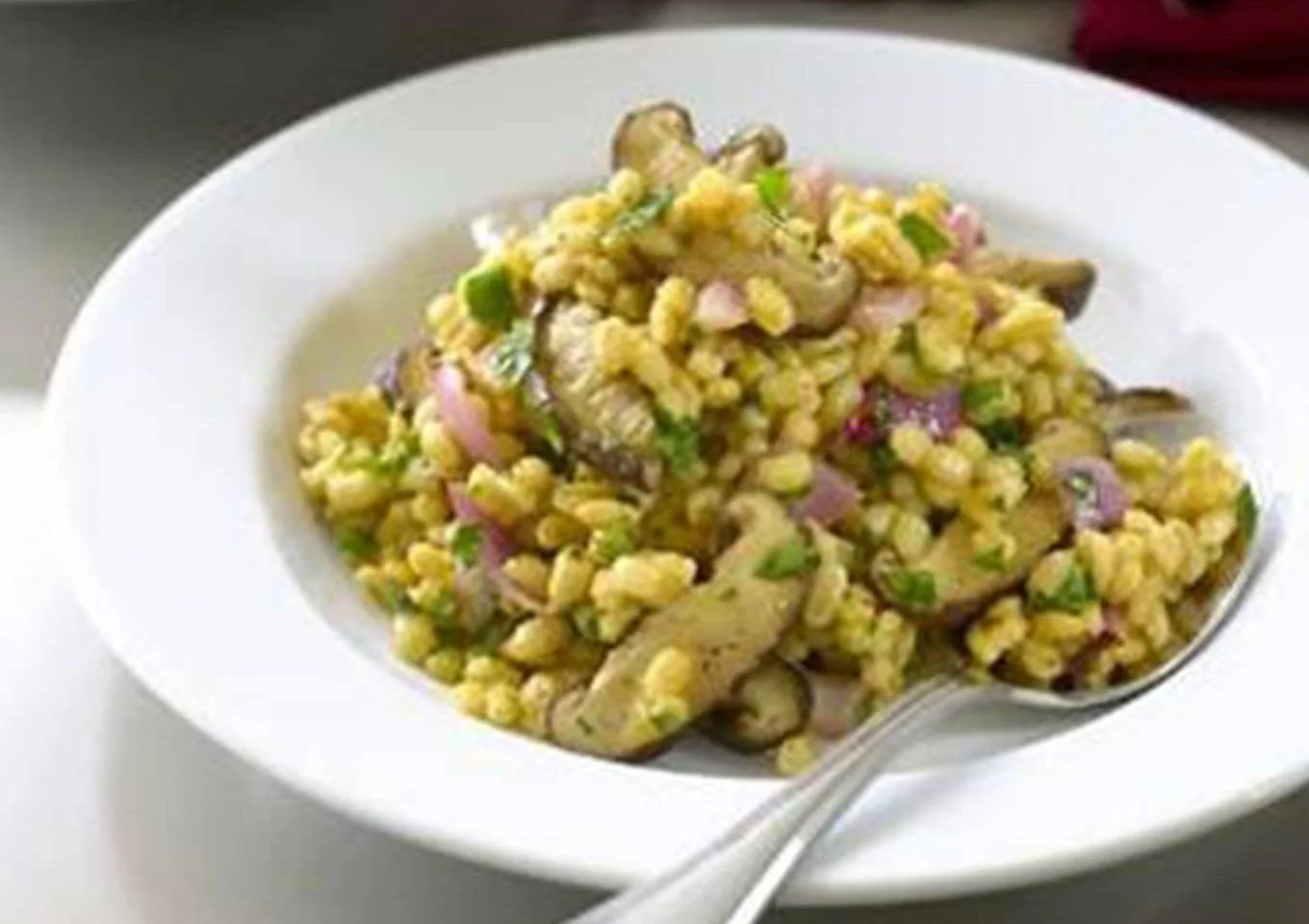 Barley &amp; Mushroom Salad