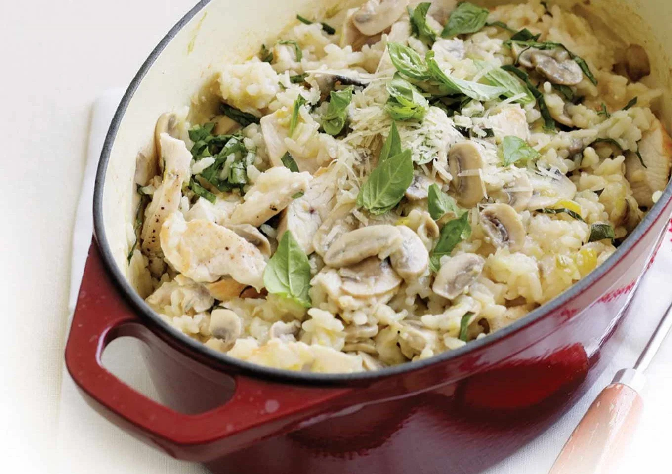 Mushroom &amp; Chicken Risotto