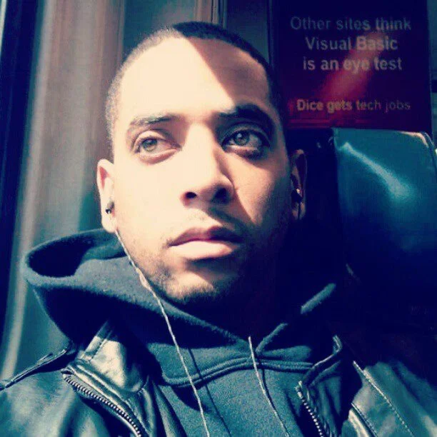 A portrait on the train