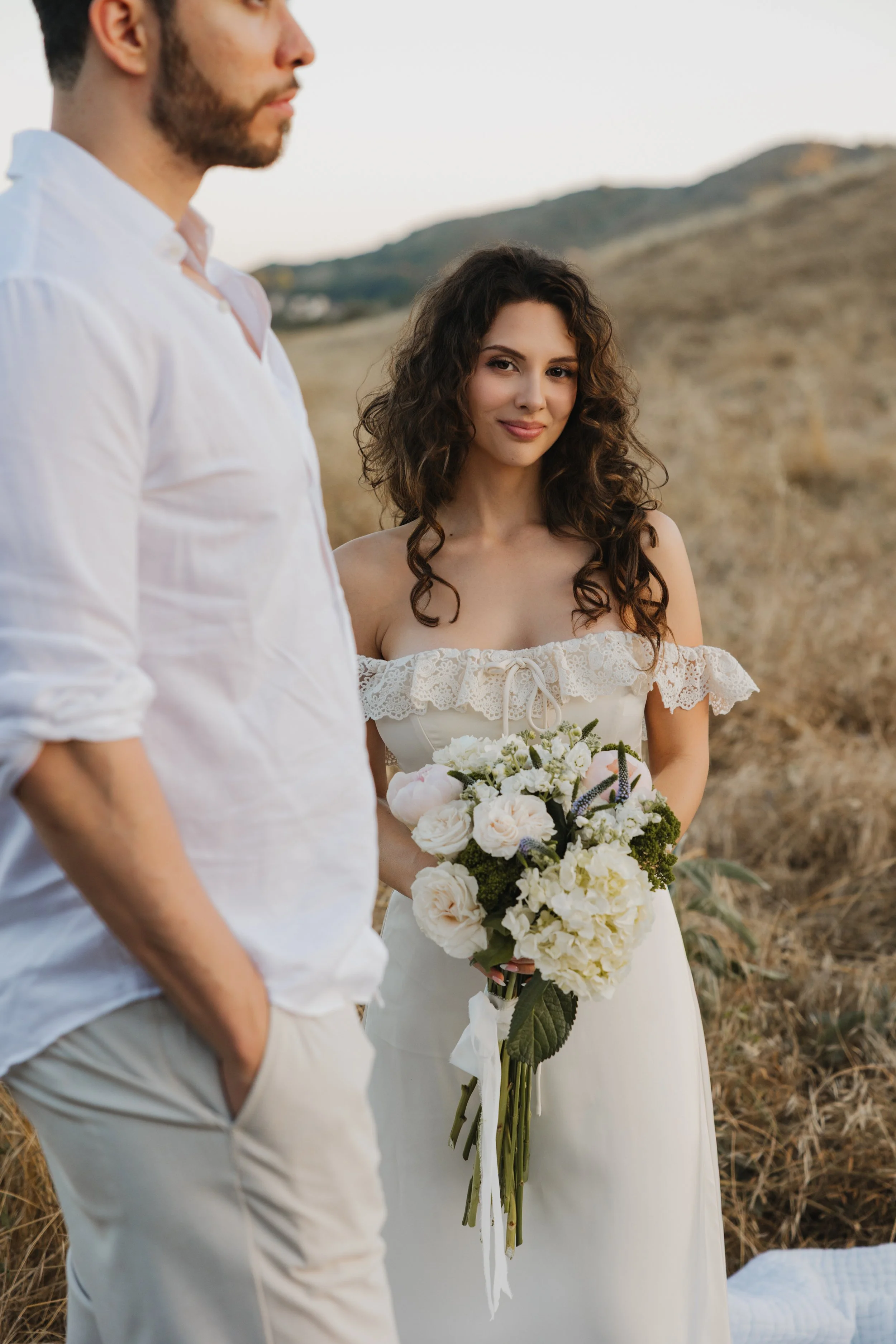 Bohemian Engagement Photos in the Southern California Hills