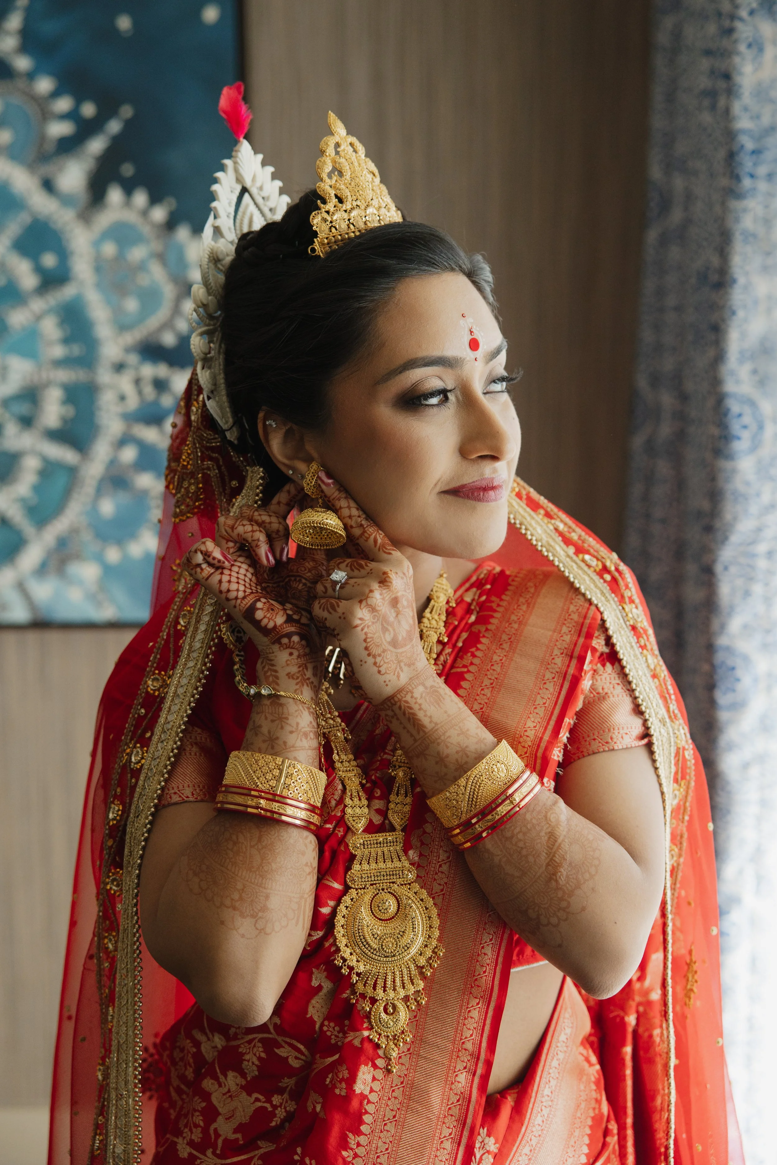  South Asian wedding ceremony at outdoor venue in Long Beach 