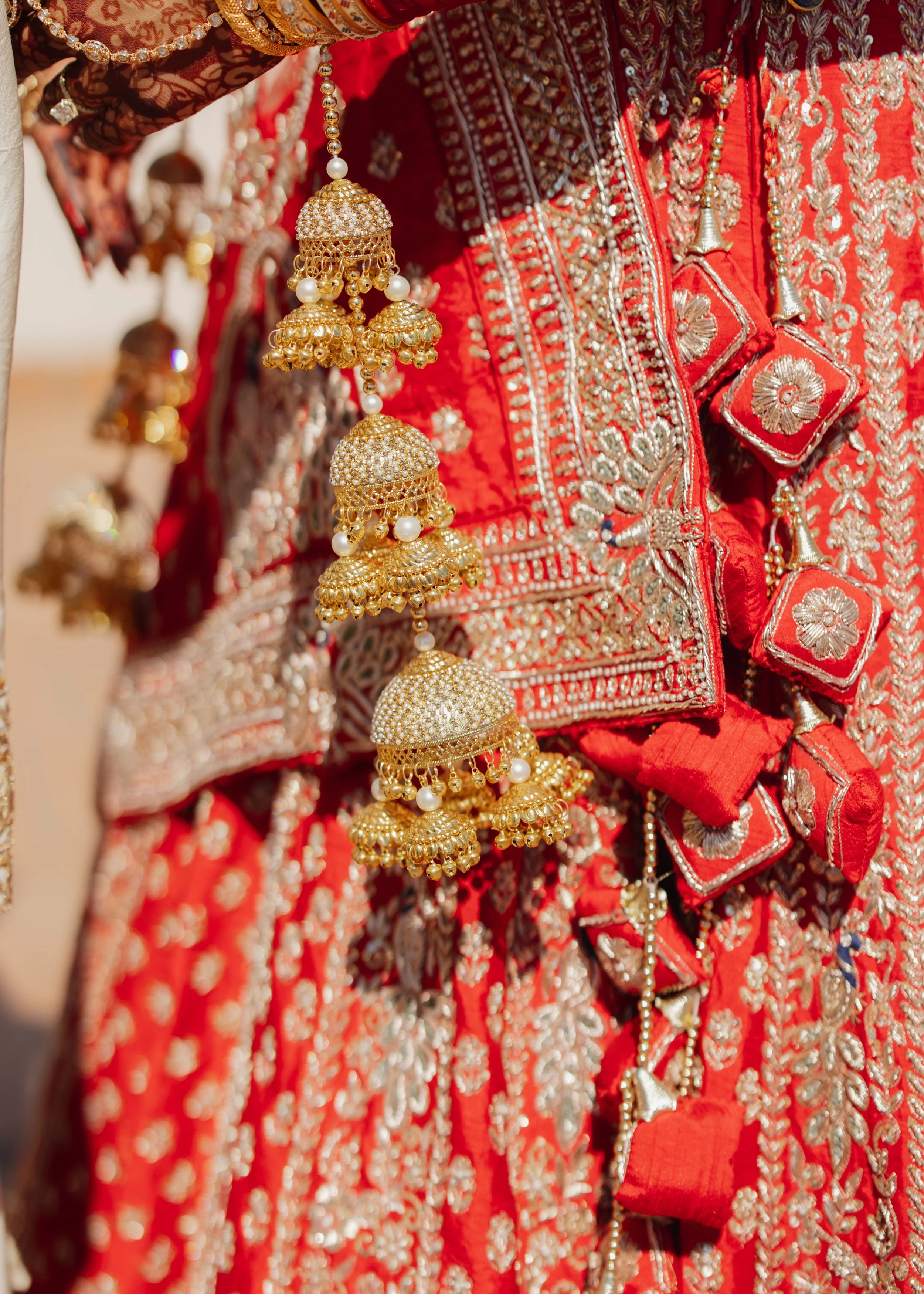  Bride in ceremony attire, Orange County South Asian wedding photographer 