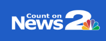 Count on News 2 logo with NBC peacock icon