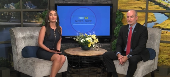 David Osborne, Charleston attorney, interviewed on Fox 24 News Now.