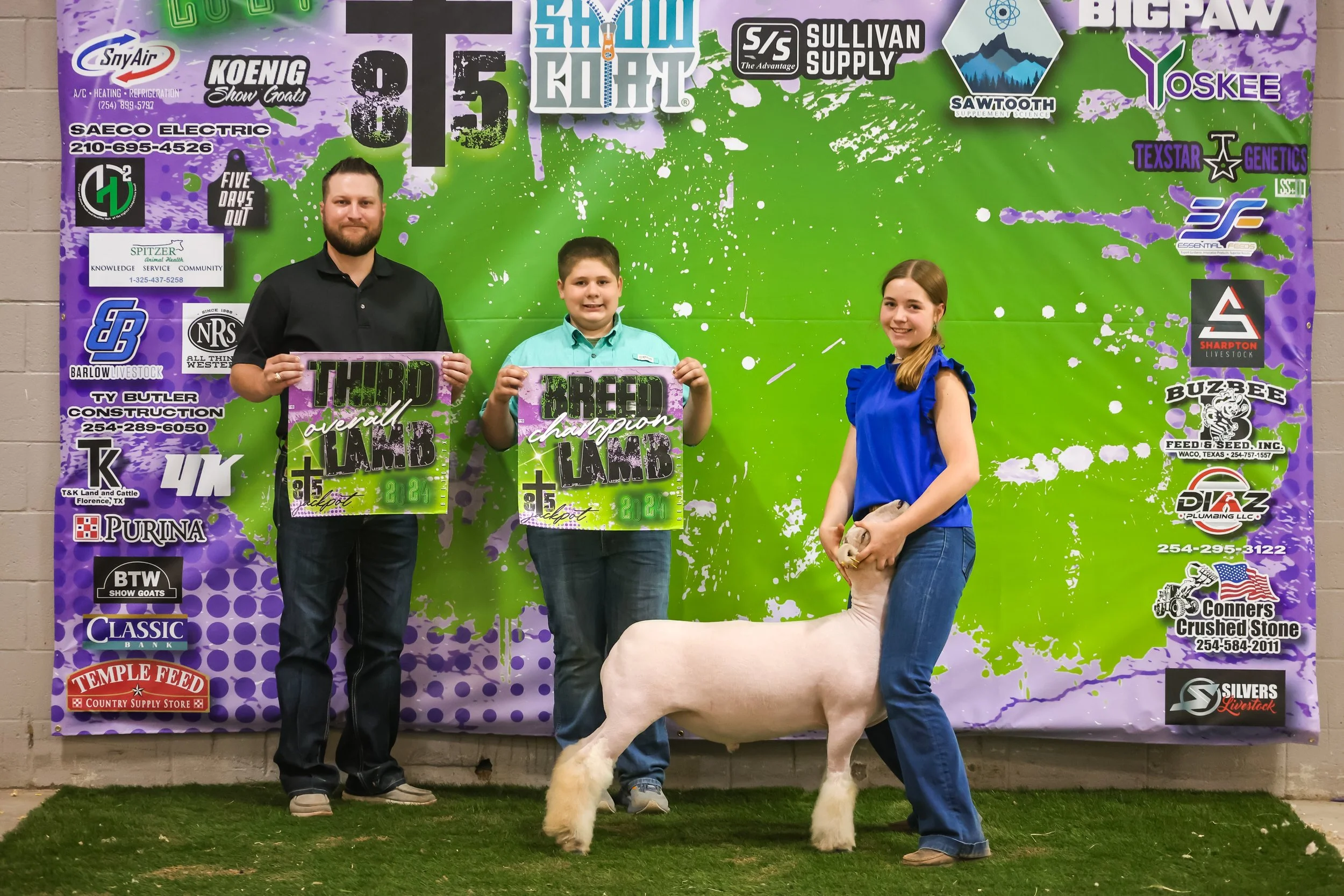 stock show backdrop banner