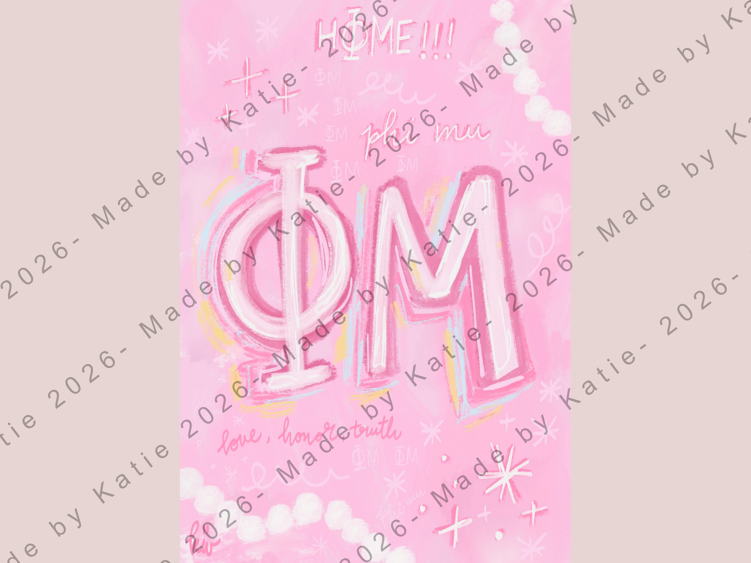 Phi Mu Print- MBKT Sorority Collection