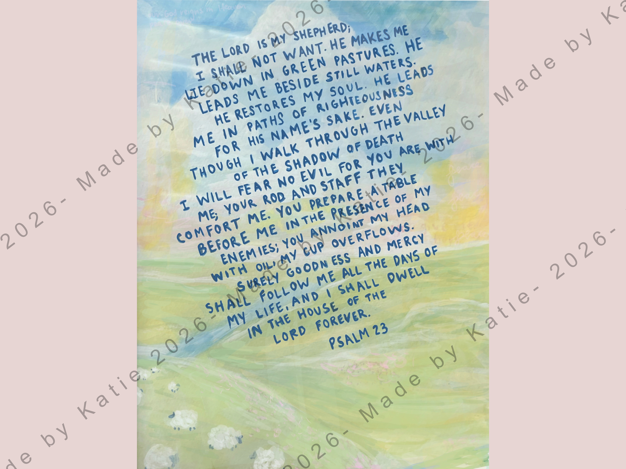 Psalm 23 Print