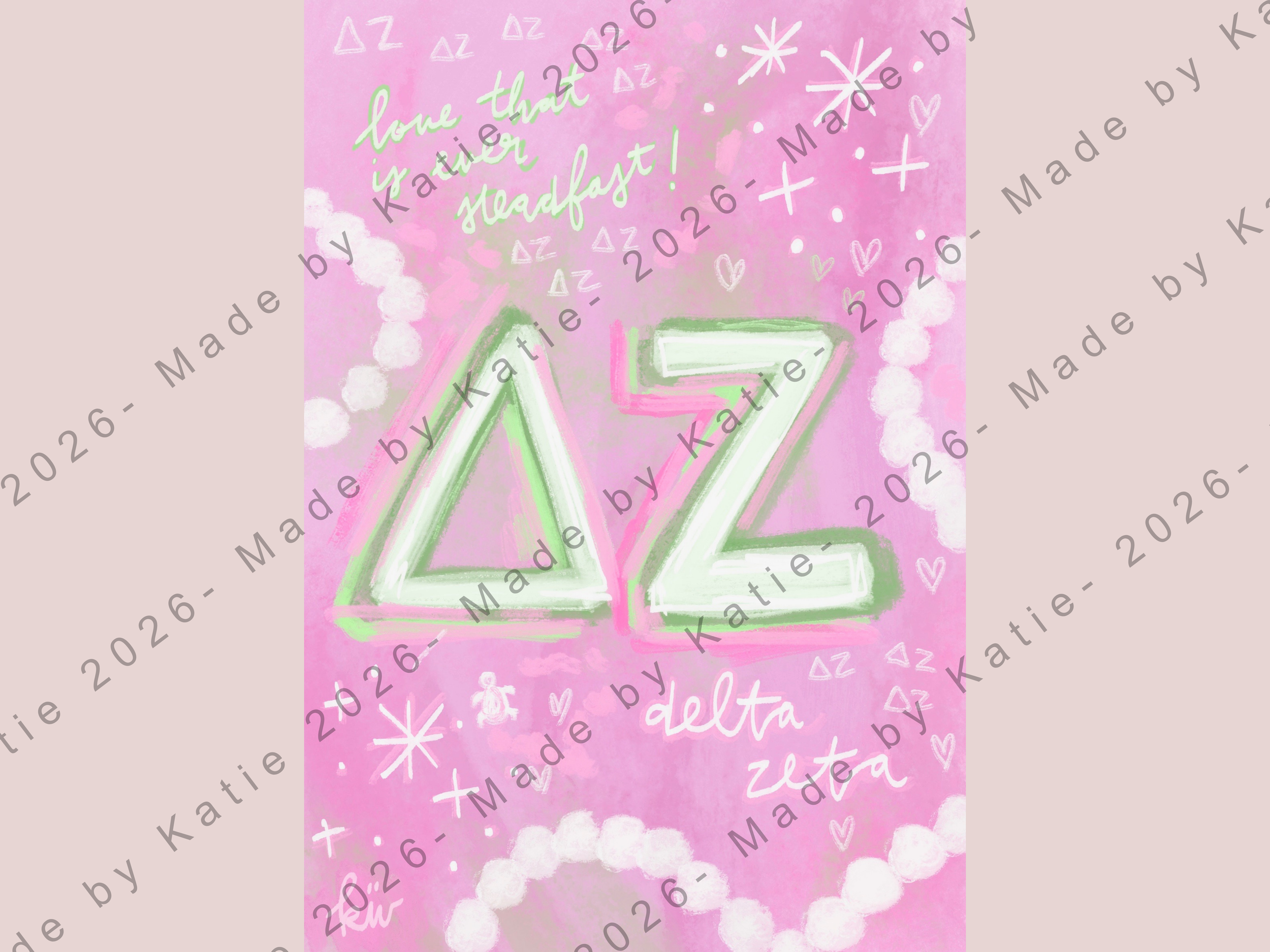 Delta Zeta Print - MBKT Sorority Collection