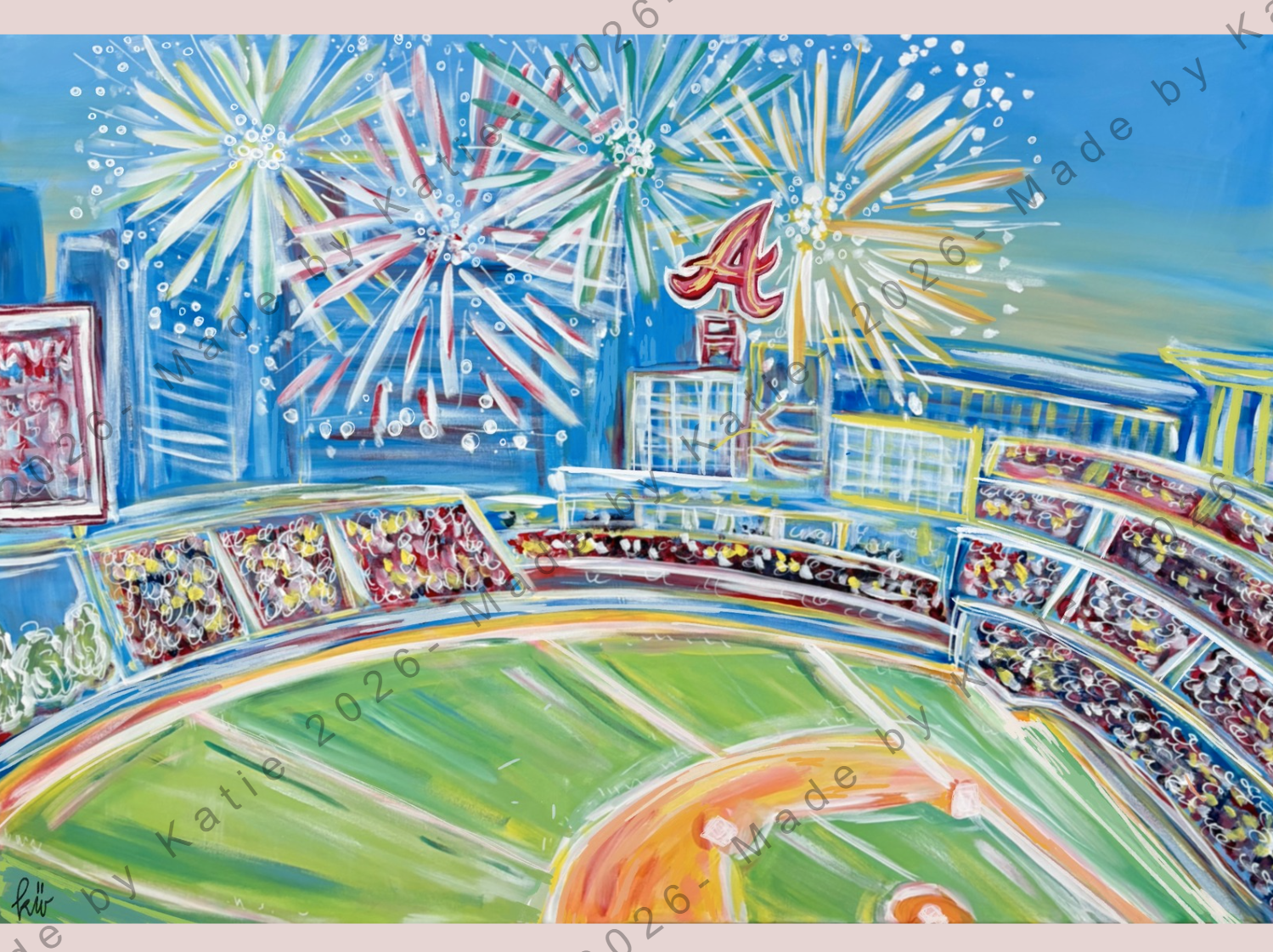 ATL Braves Stadium Print