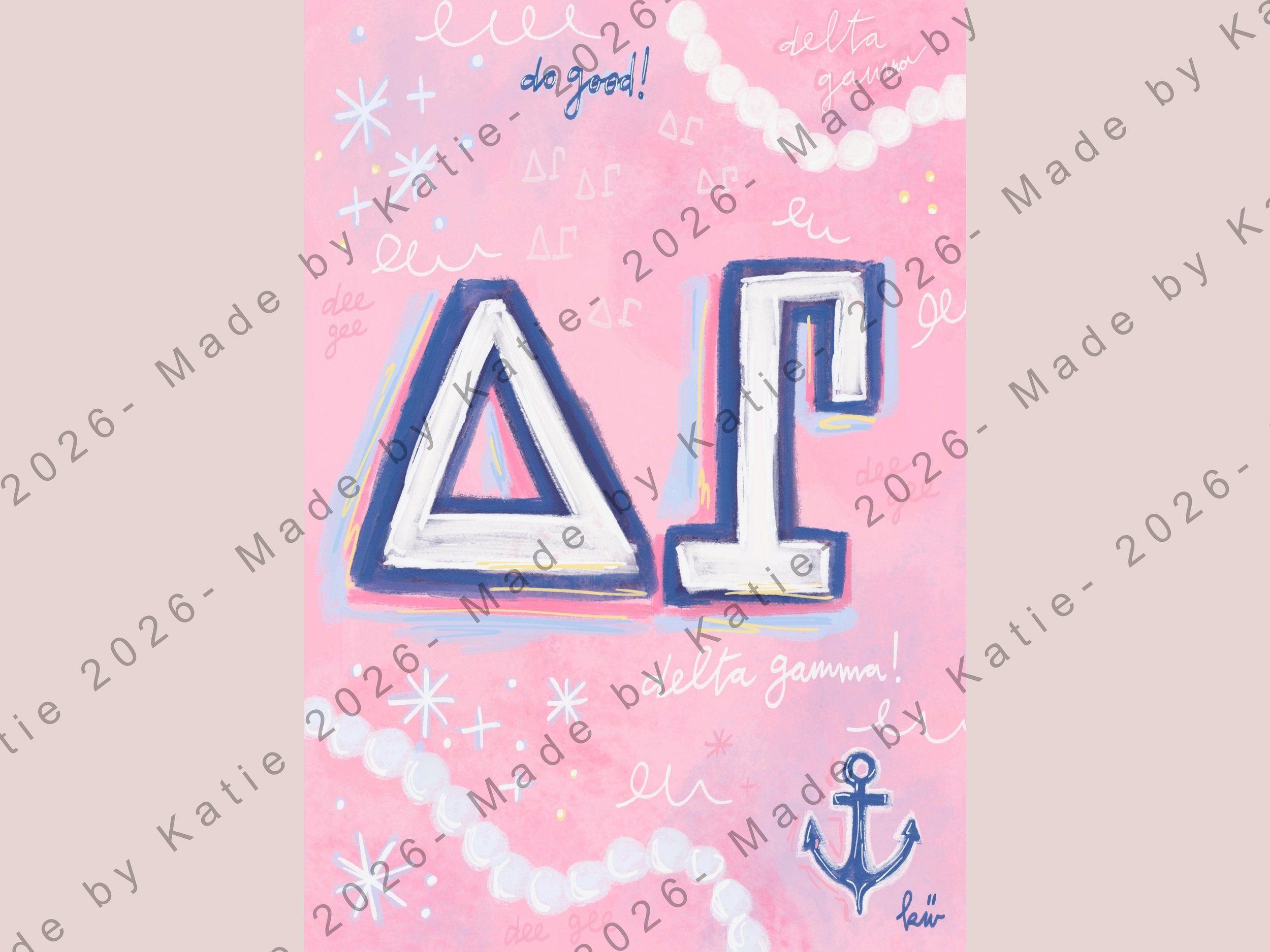 Delta Gamma Print- MBKT Sorority Collection
