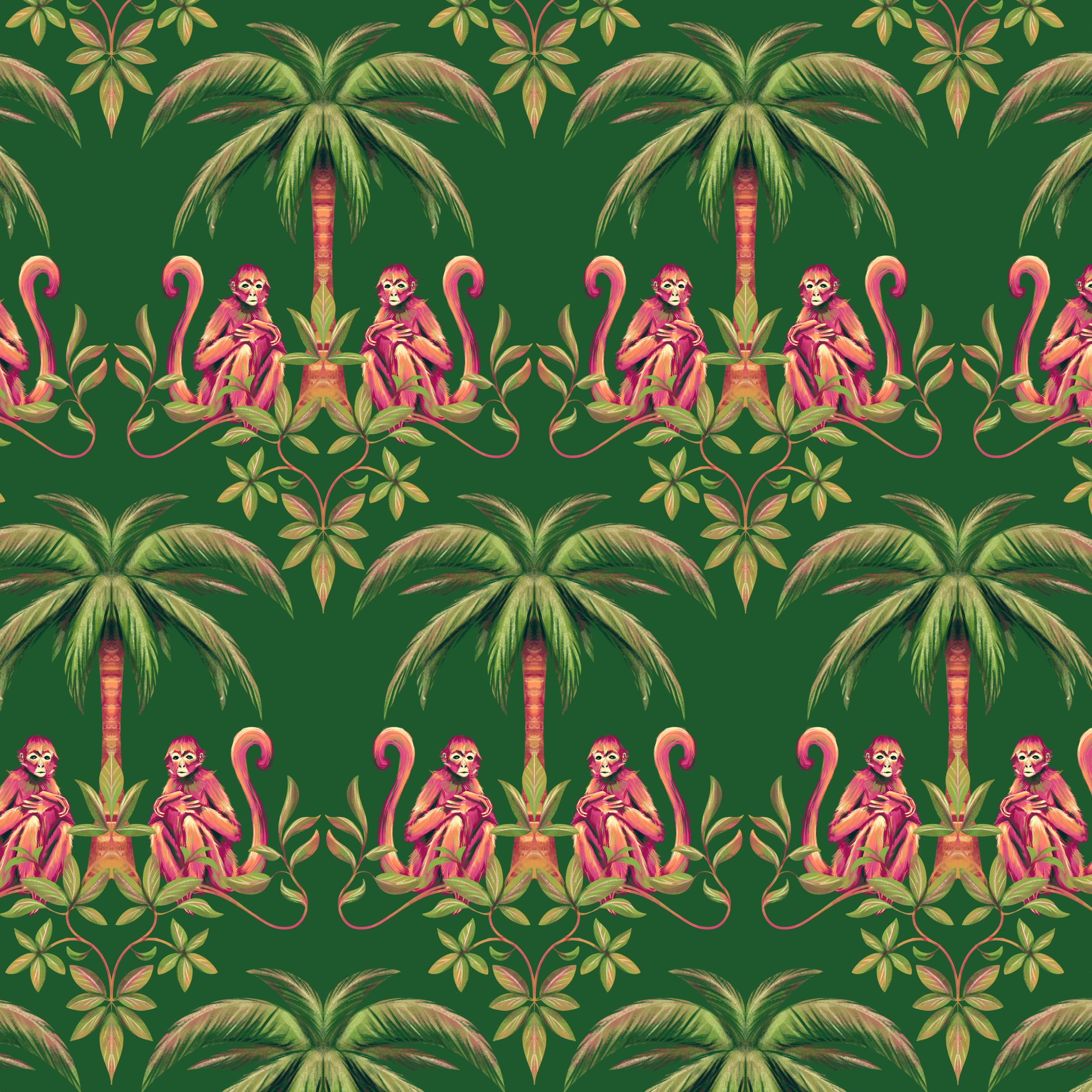 monkey pajama party- coconut palm.png
