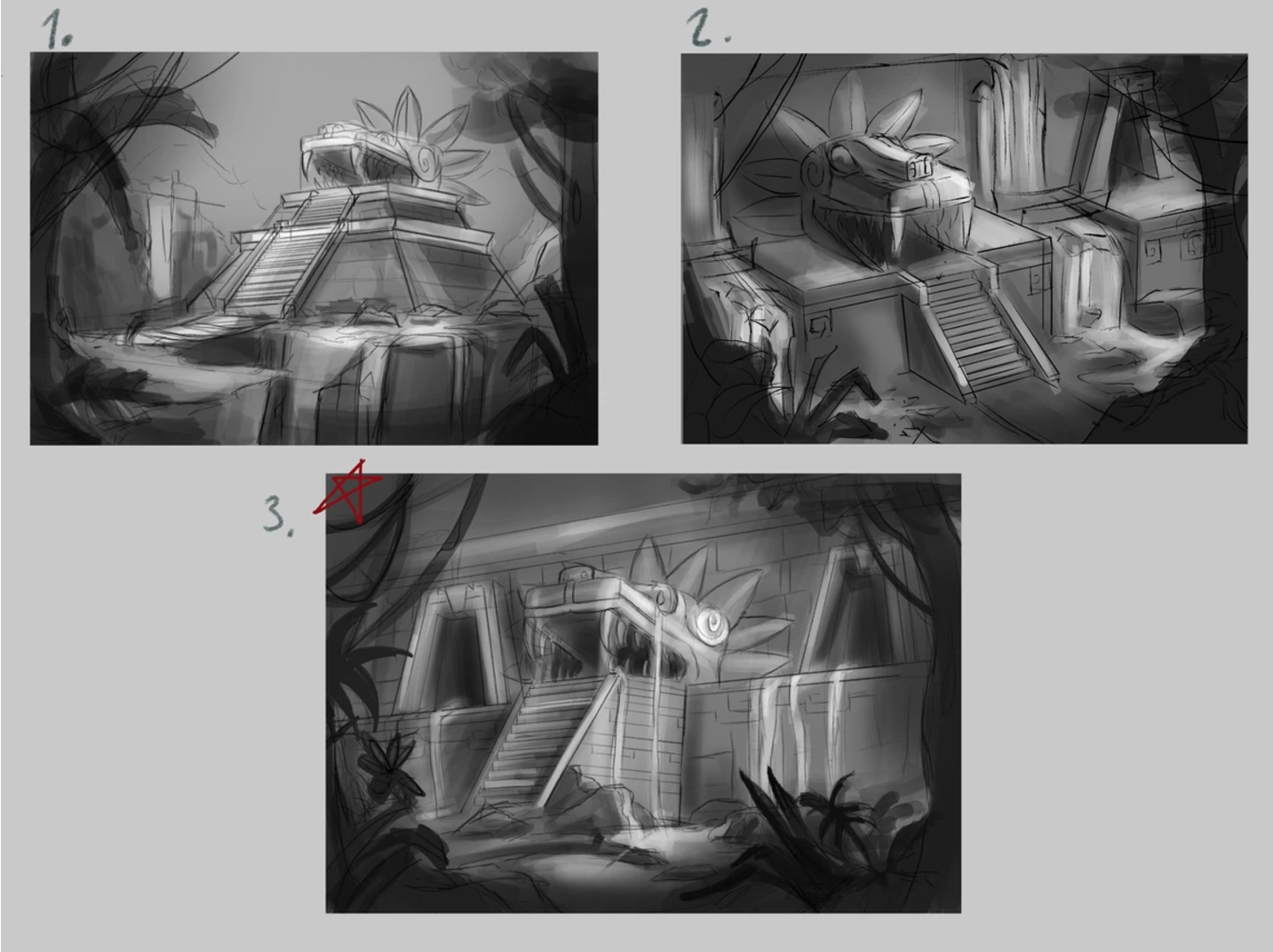052024_PaolaCano_Quetzalcóatl Golden Temple Sketches.png