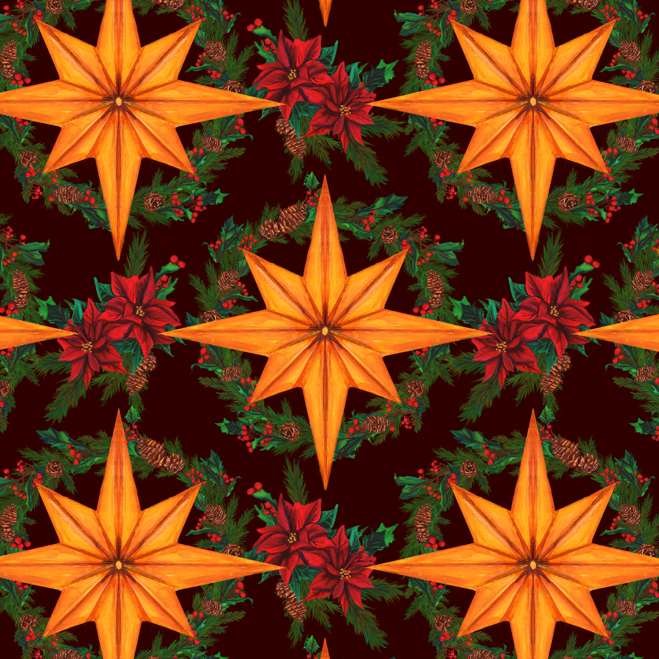 Holiday in gold- circular star.png