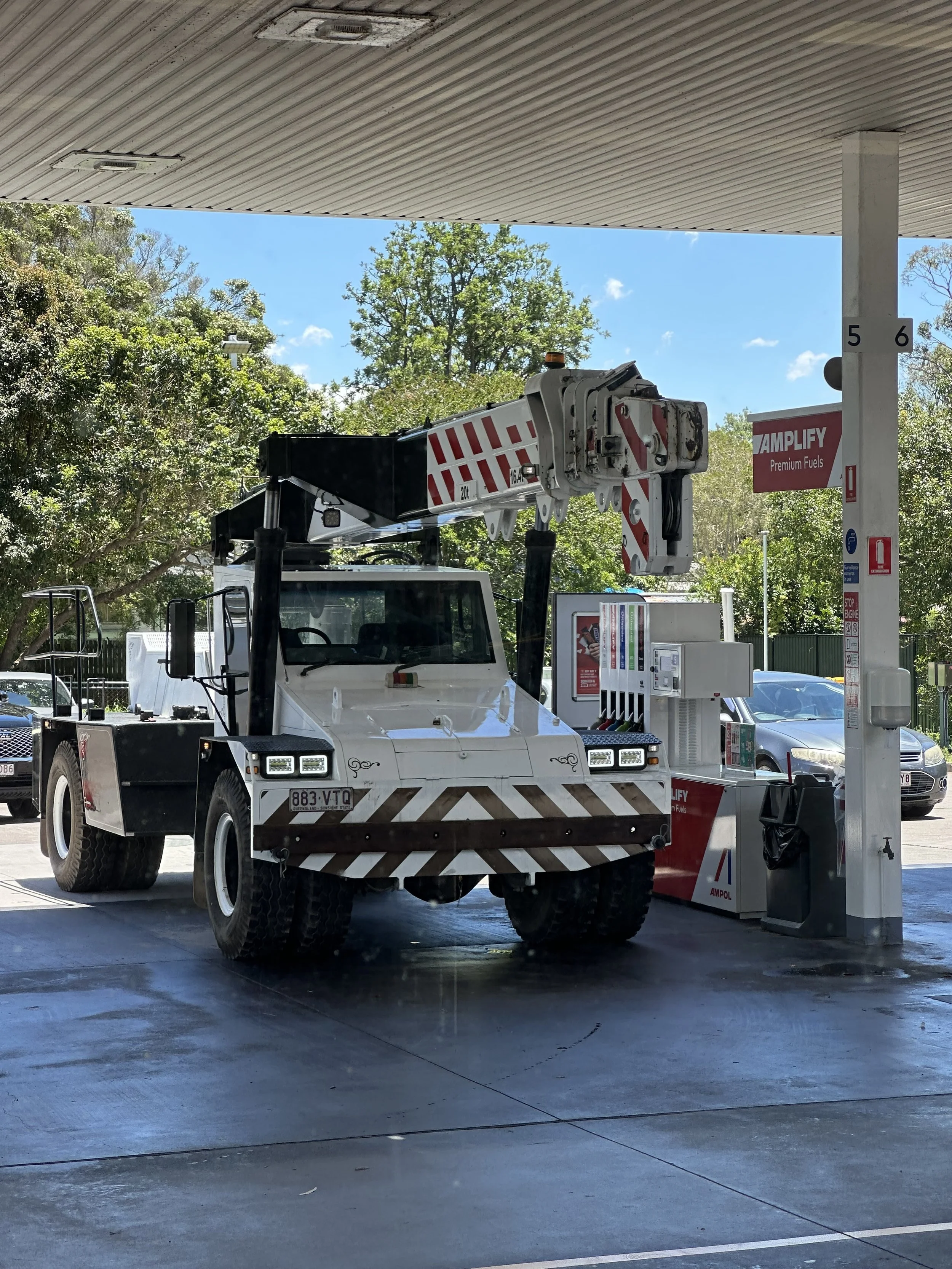 TEREX MRC 20 crane on North Stradbroke Island