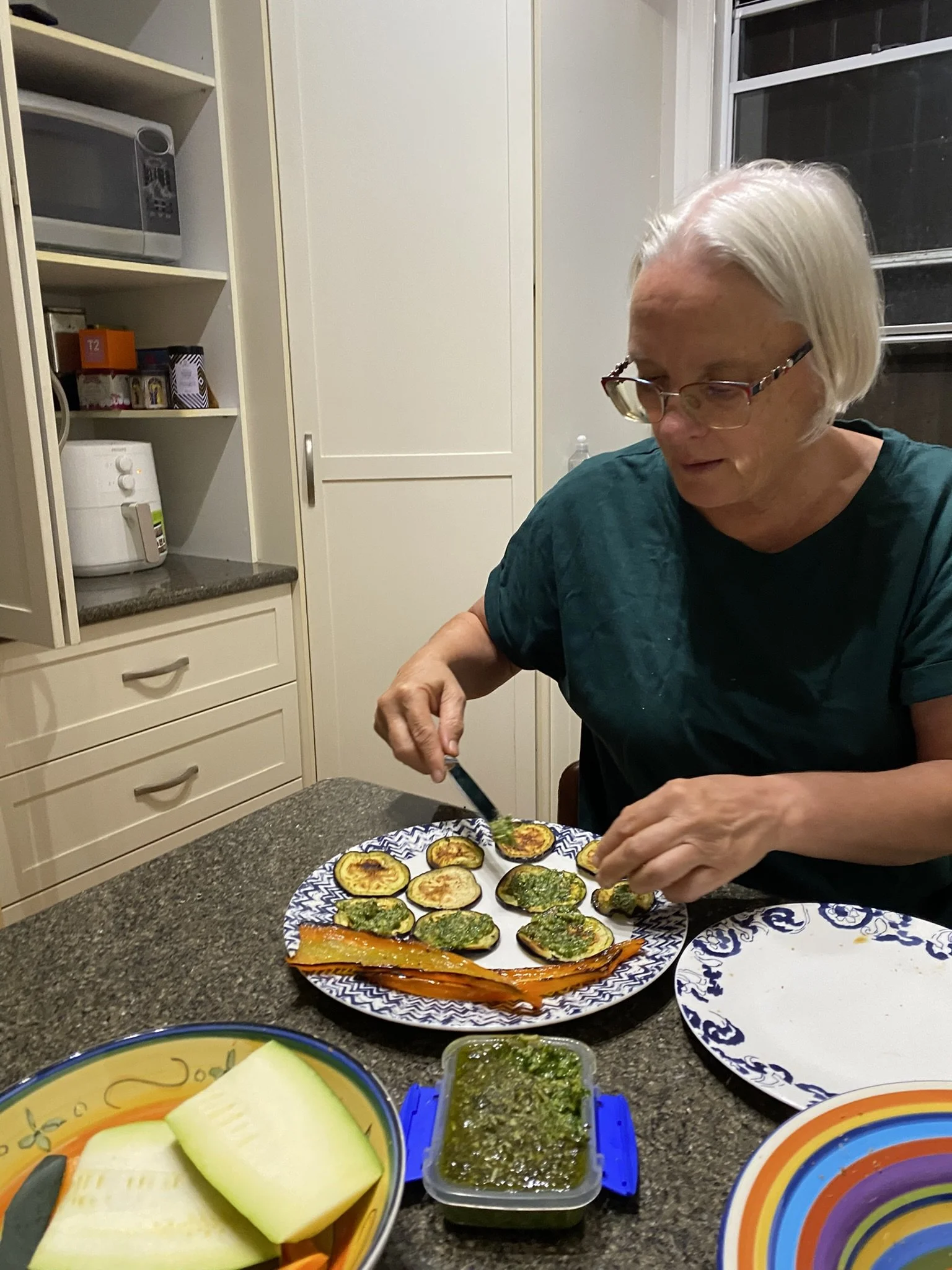 I love spending time with my family, getting fresh vegetables from my Aunty's garden and cooking them up. 