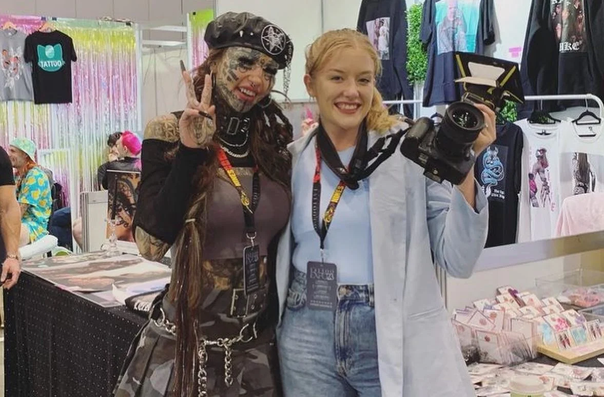 In 2024, I photographed a Tattoo Expo and met one of the world's most tattooed women. I love how through working as a photographer, I get to meet people from all walks of life. 