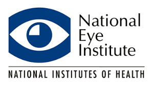 Logo of the National Eye Institute, part of the National Institutes of Health, featuring an eye symbol.