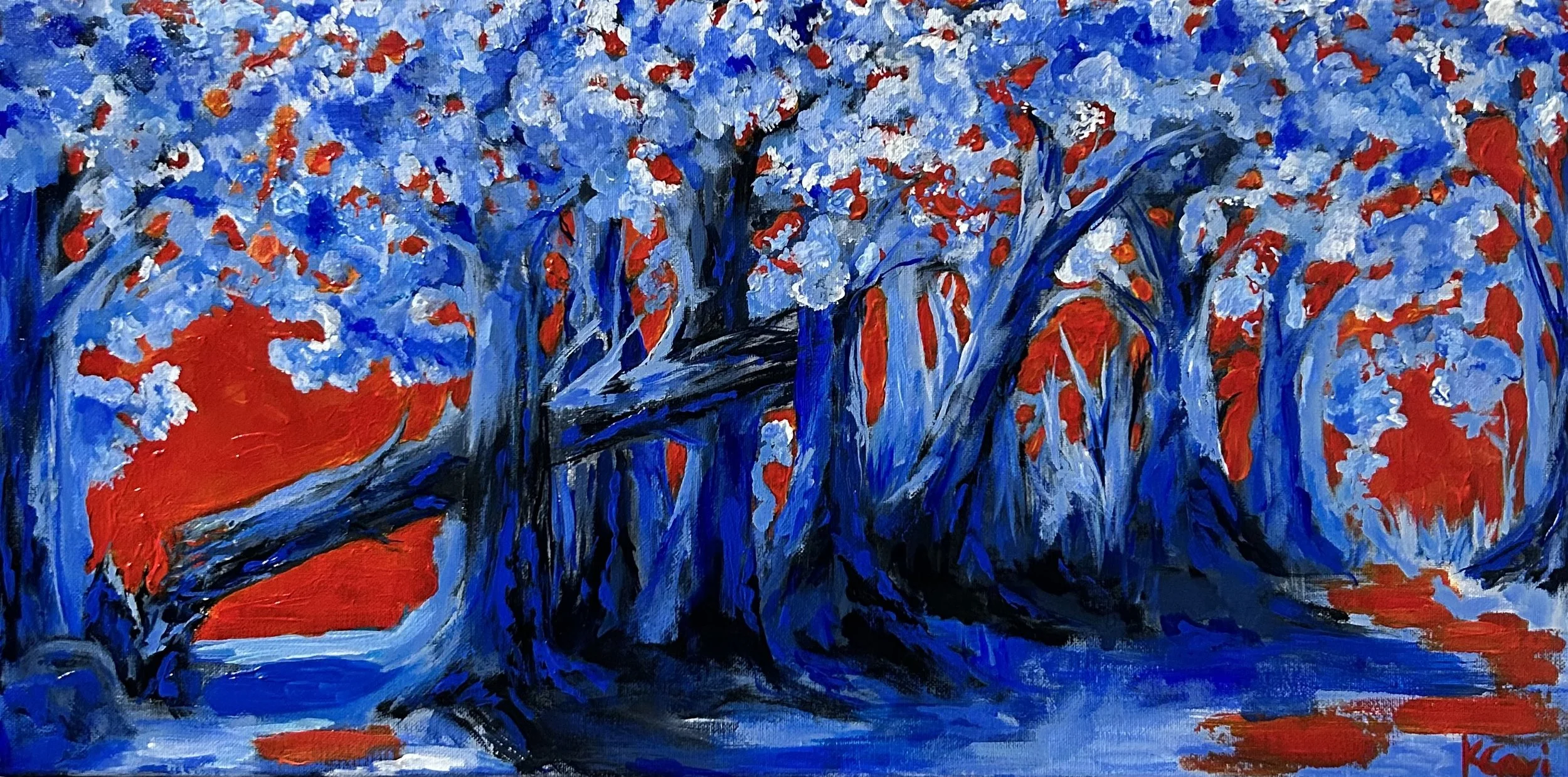 Blue Trees