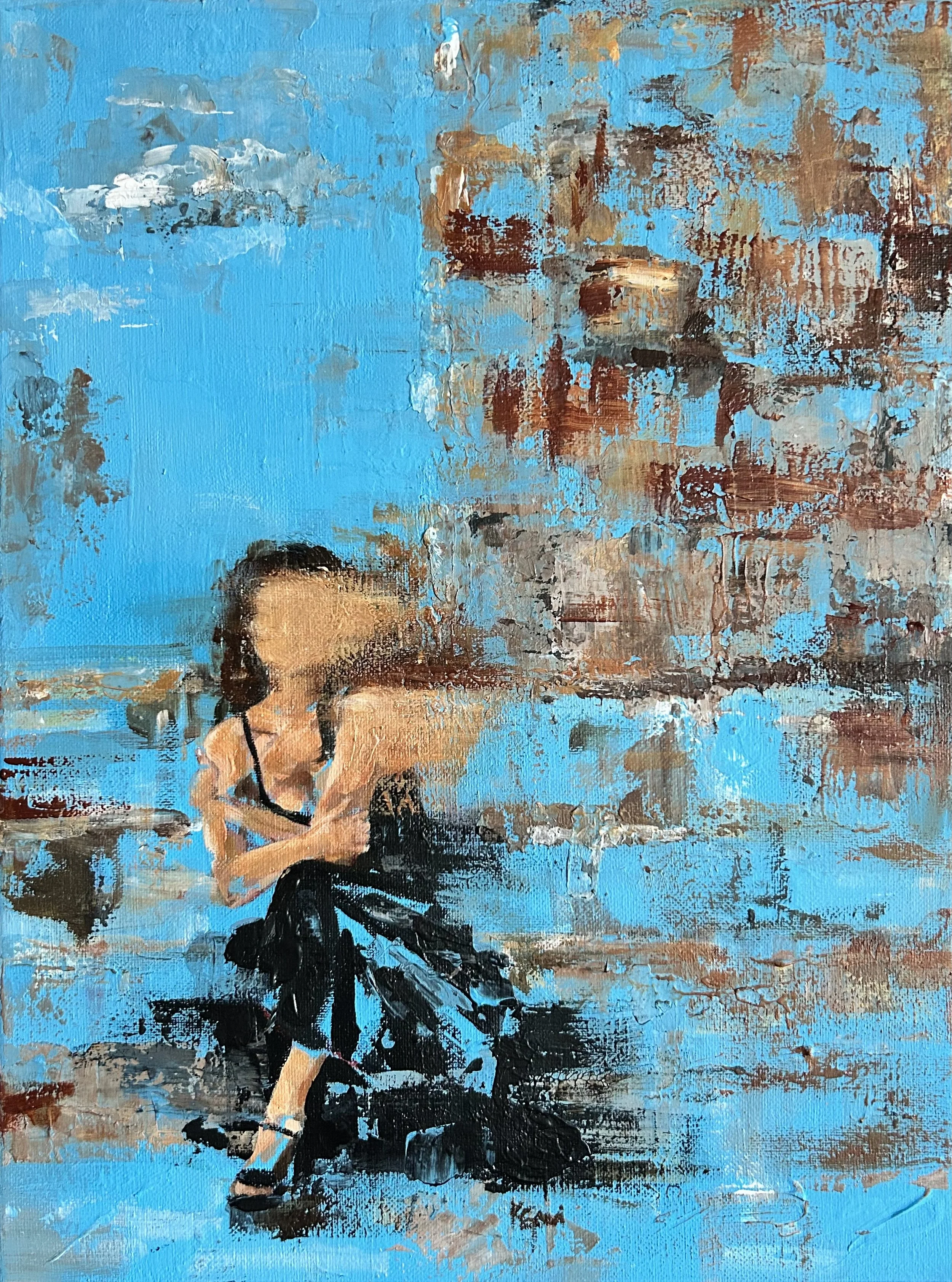 GIRL ON THE STEPS
