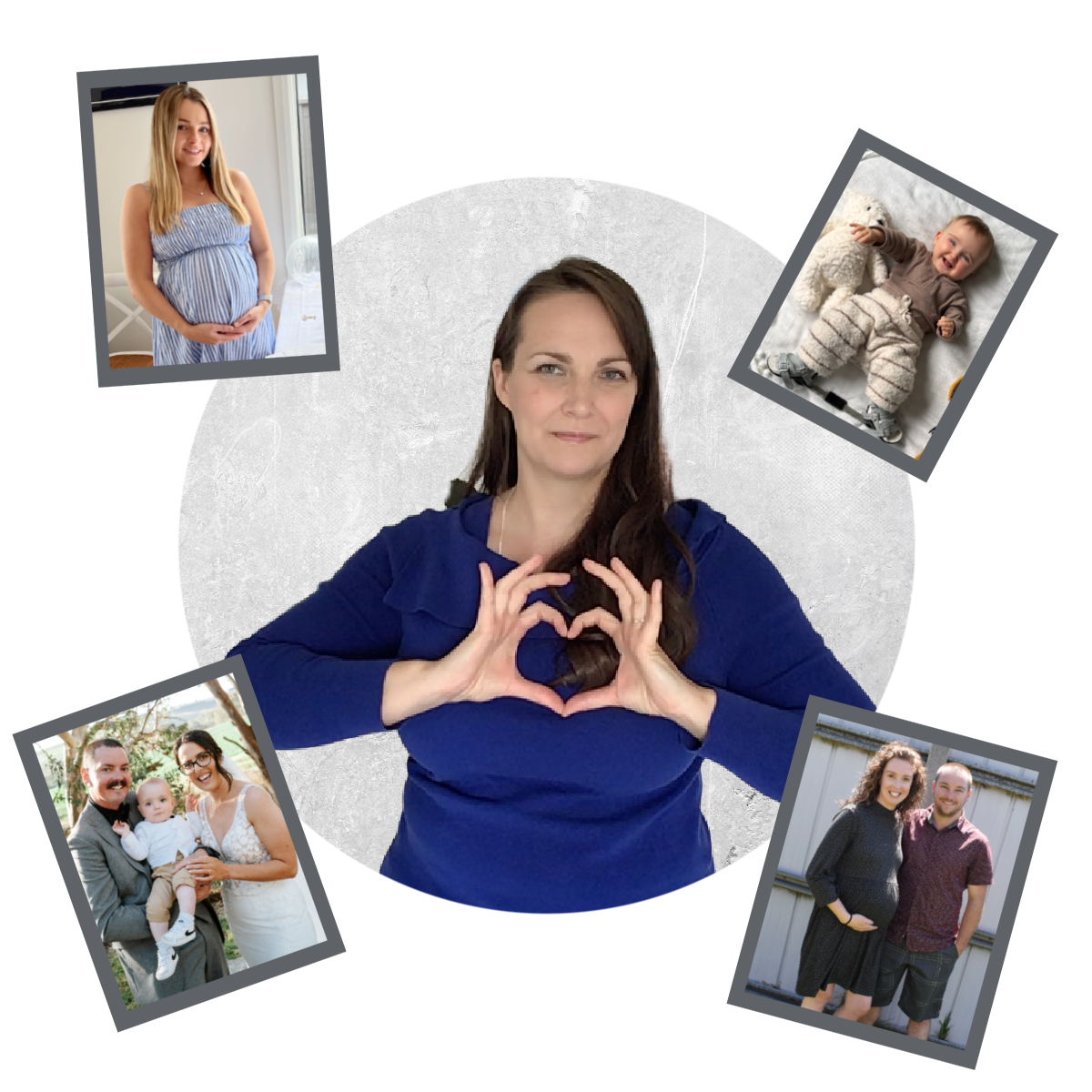 Dr Belinda Young, Chiropractor with previous patients including pregnant patient, babies, families and tradies.
